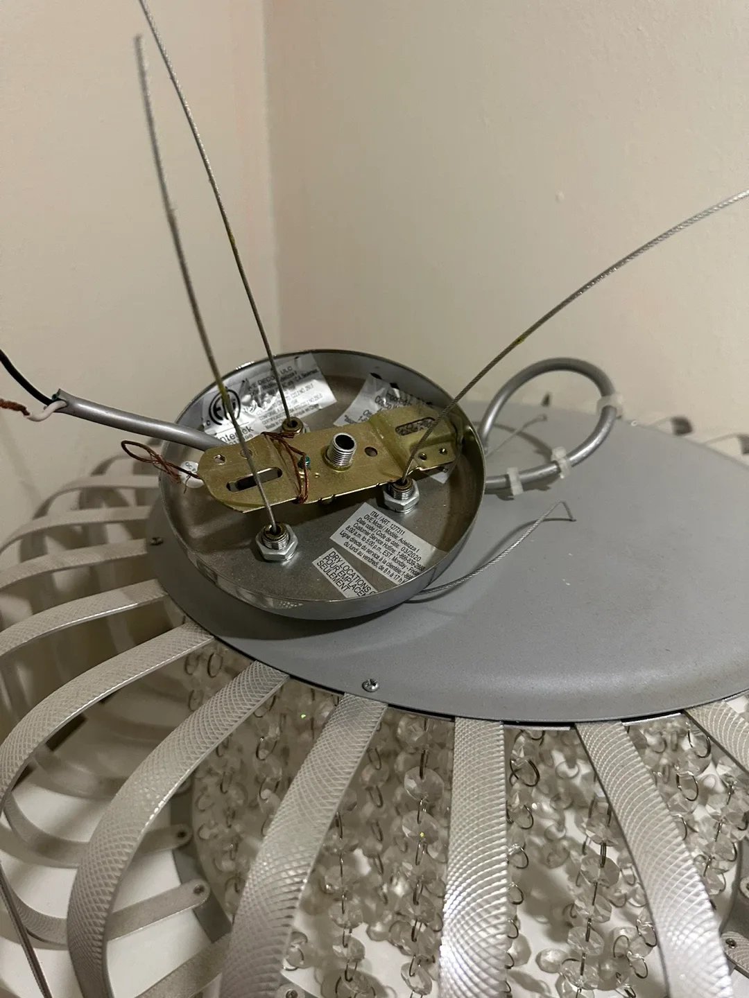 Silver Beaded Chandelier image indicator(2)