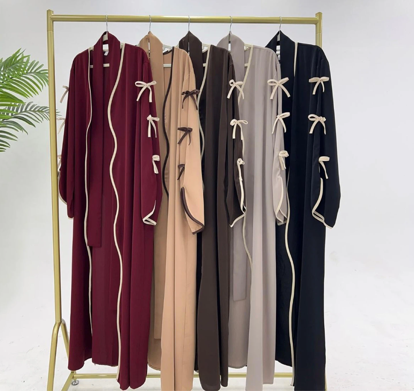 Elegant Abaya Dress - Various Colours