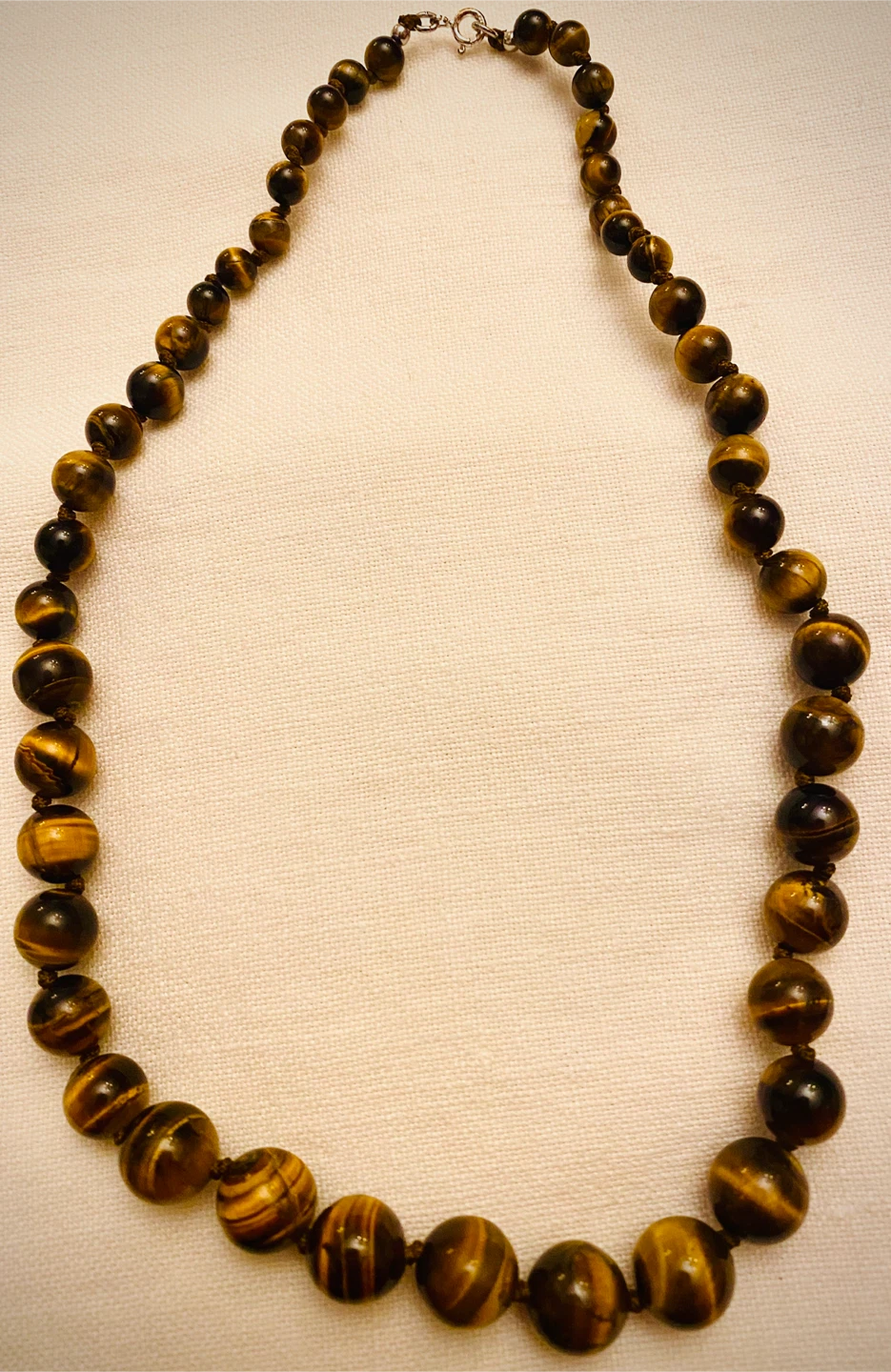 Tiger's Eye Beaded Necklace - photo 2