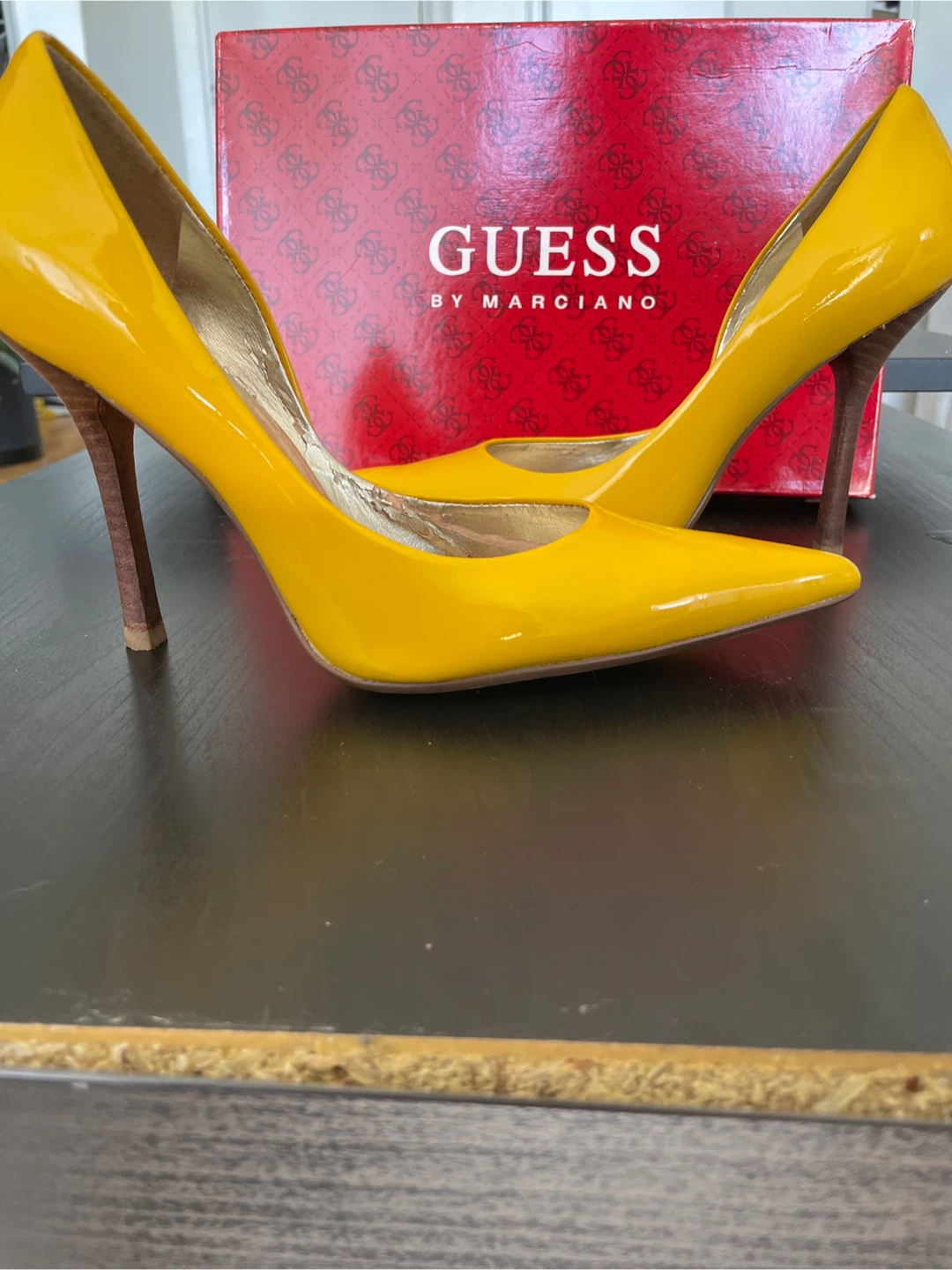Guess by Marciano Yellow Heels - Size 7.5 - photo 5