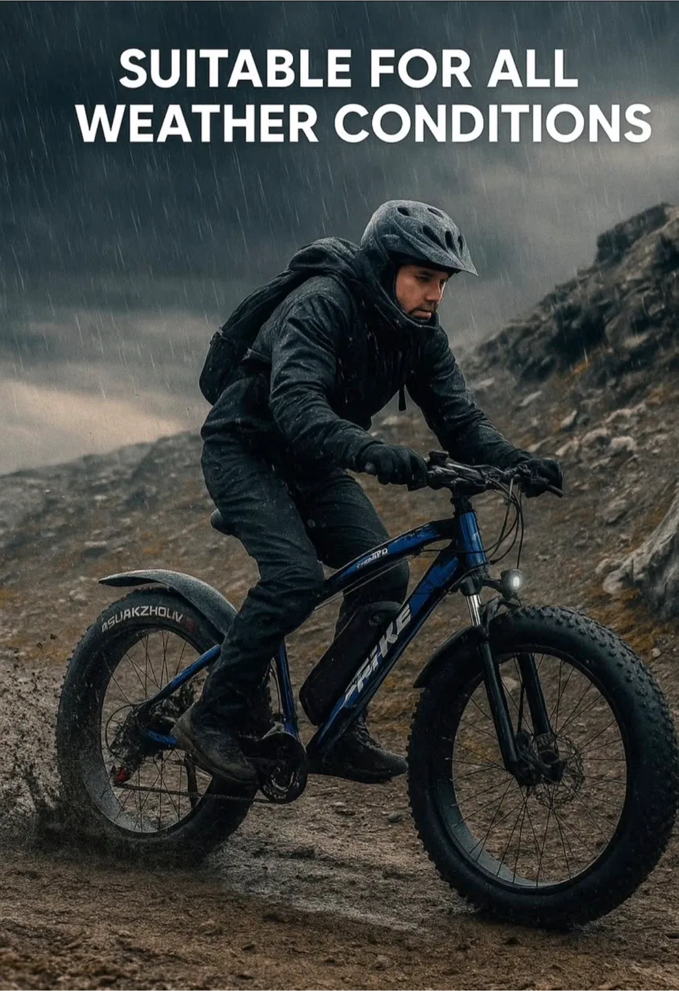 FRIKE 1000w Ebike Fat Tire Electric Bike image indicator(4)