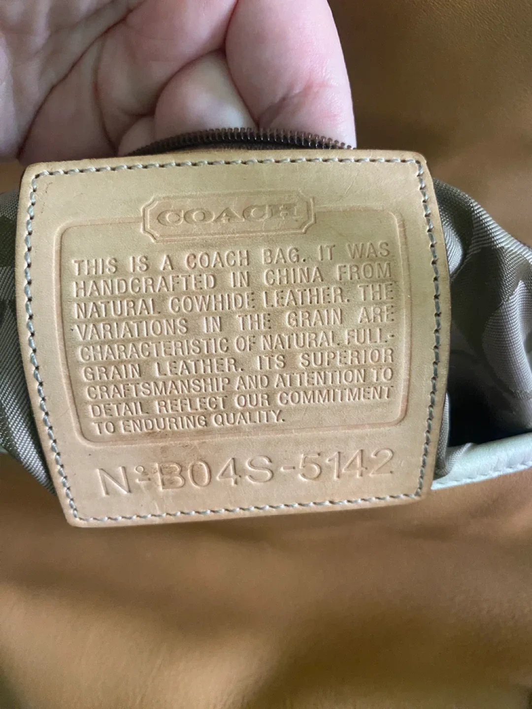 Coach Leather Satchel Bag B04S-5142 image indicator(3)