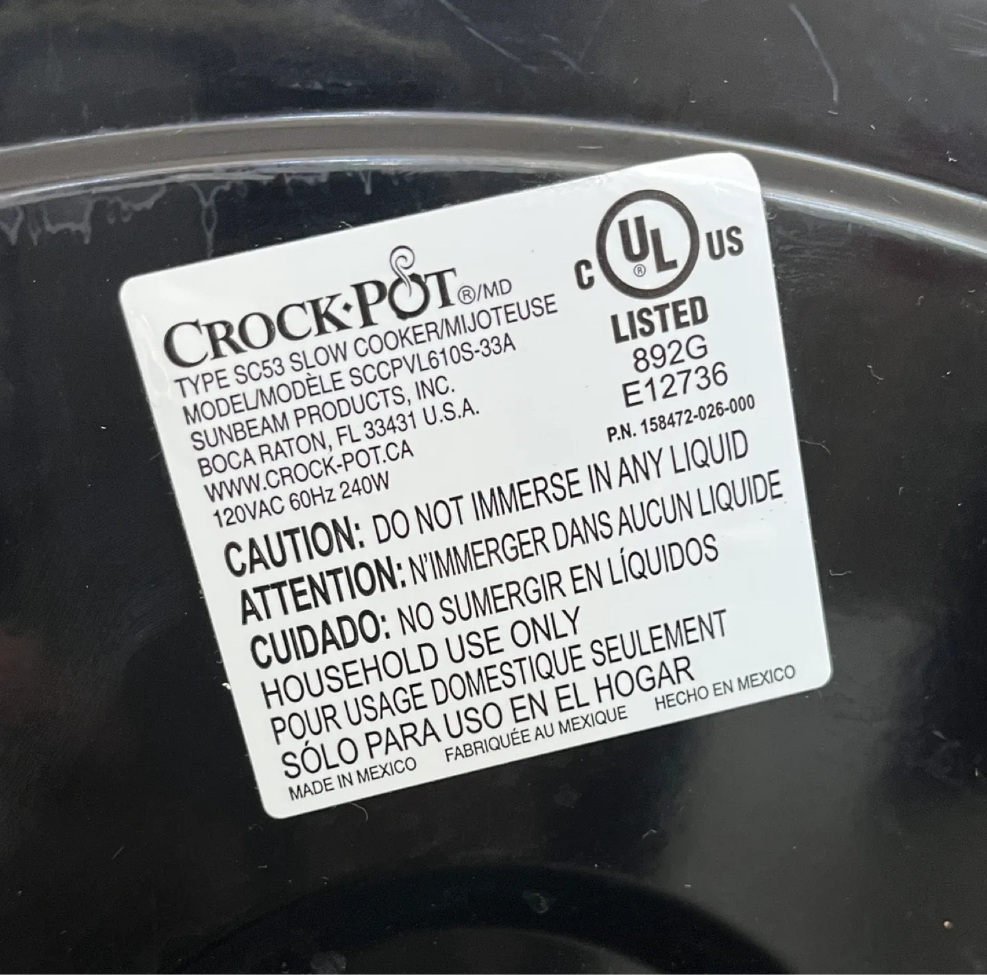 Crock-Pot SCCPVL610S-33A Slow Cooker image indicator(3)