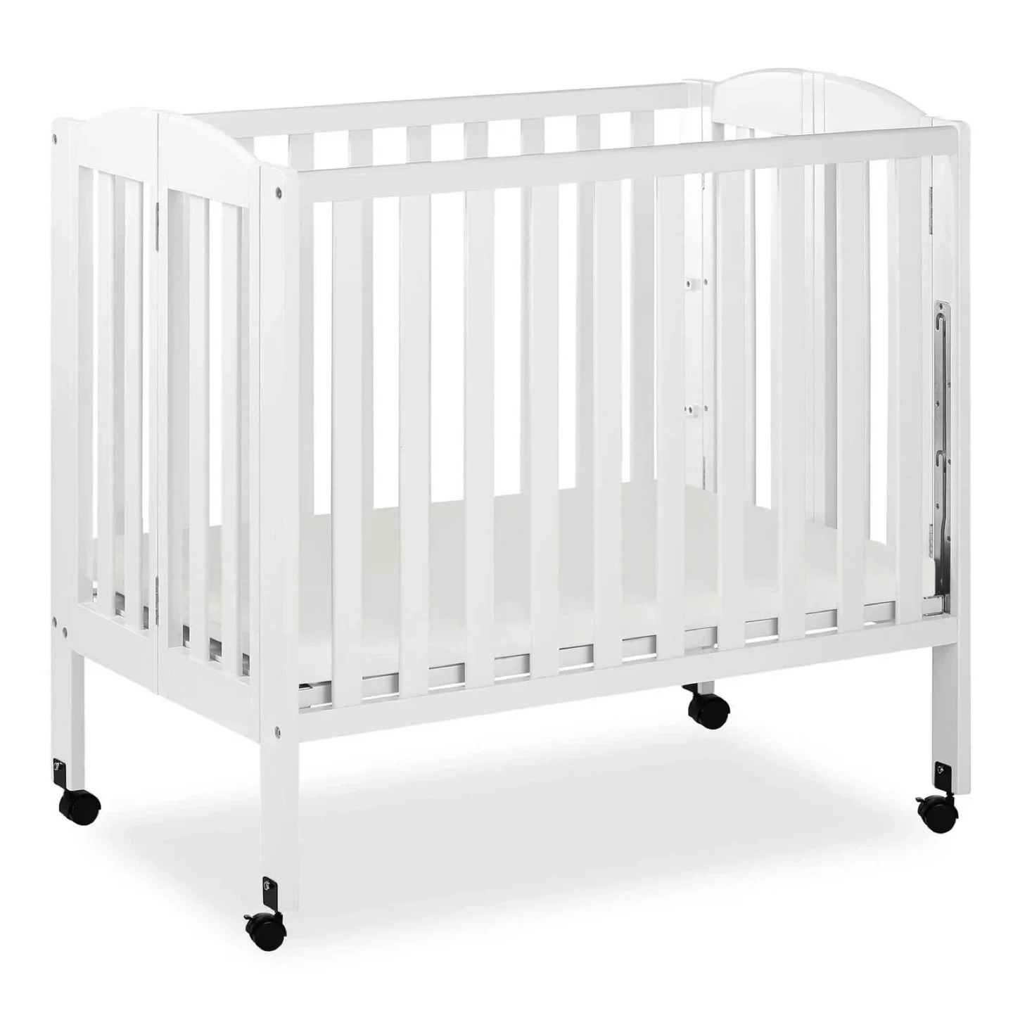 New DaVinci Tessa 3-in-1 Folding Mini Crib - White thumbnail
