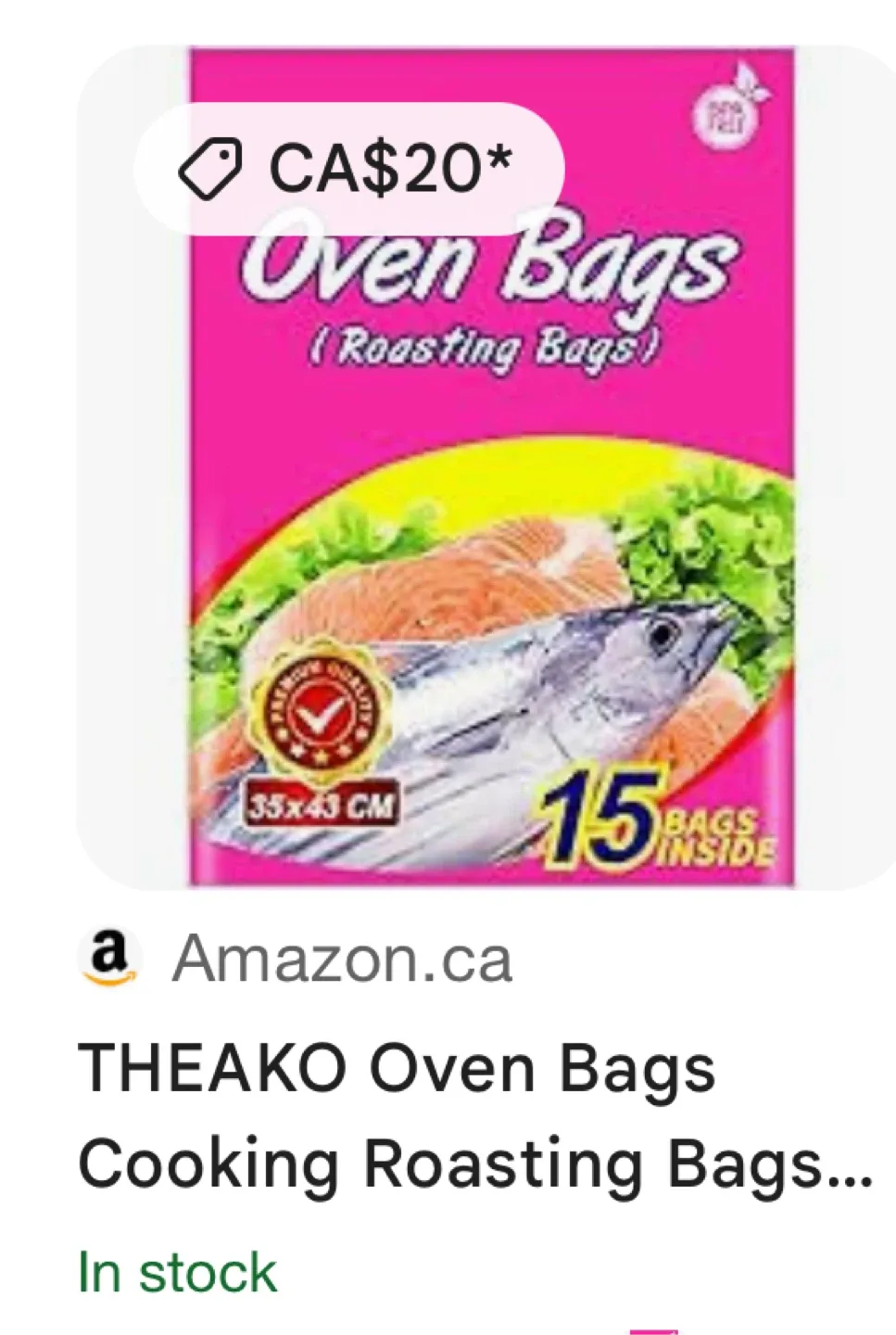 Oven Roasting Bags - 15 Pack image indicator(7)