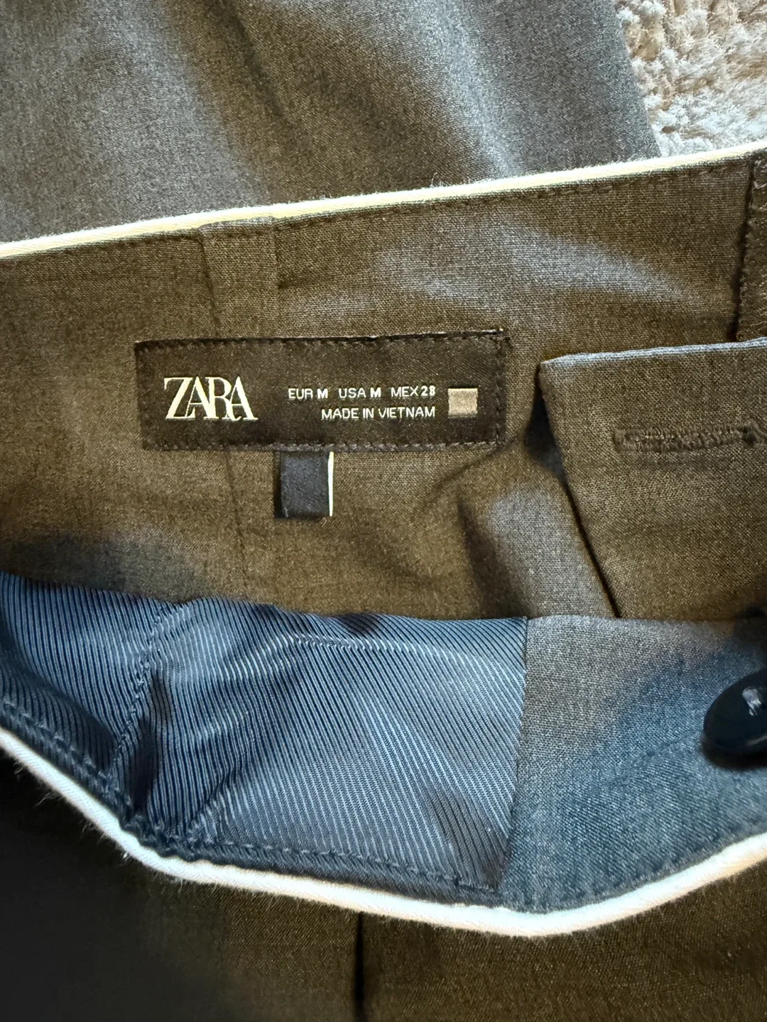 Zara Grey Trousers - Size M image indicator(2)