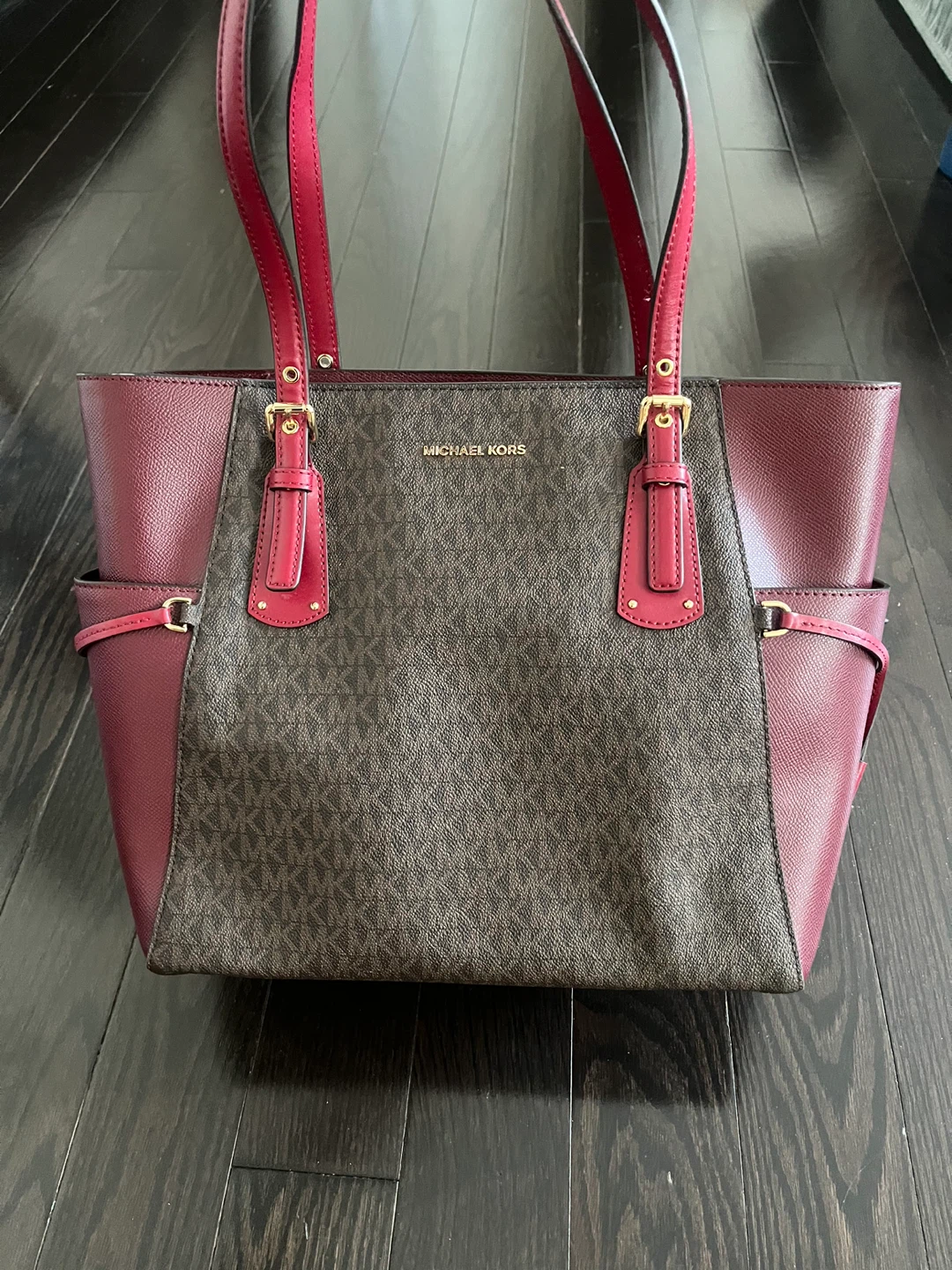 Michael Kors Voyager colour block tote bag