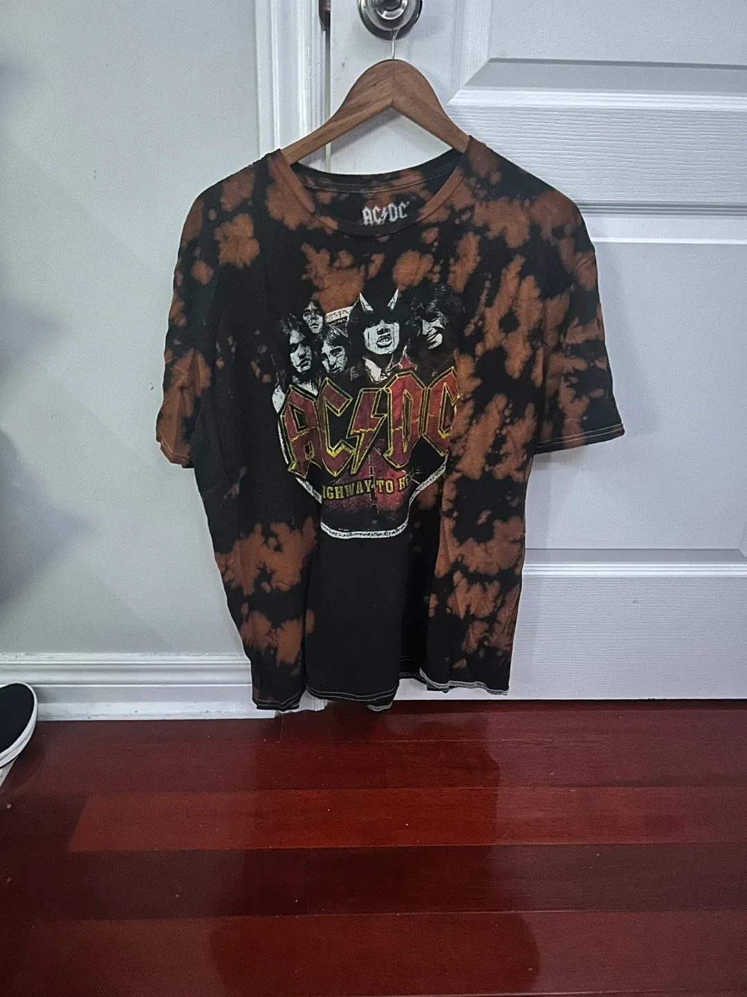 AC/DC Bleach Tie-Dye T-Shirt thumbnail