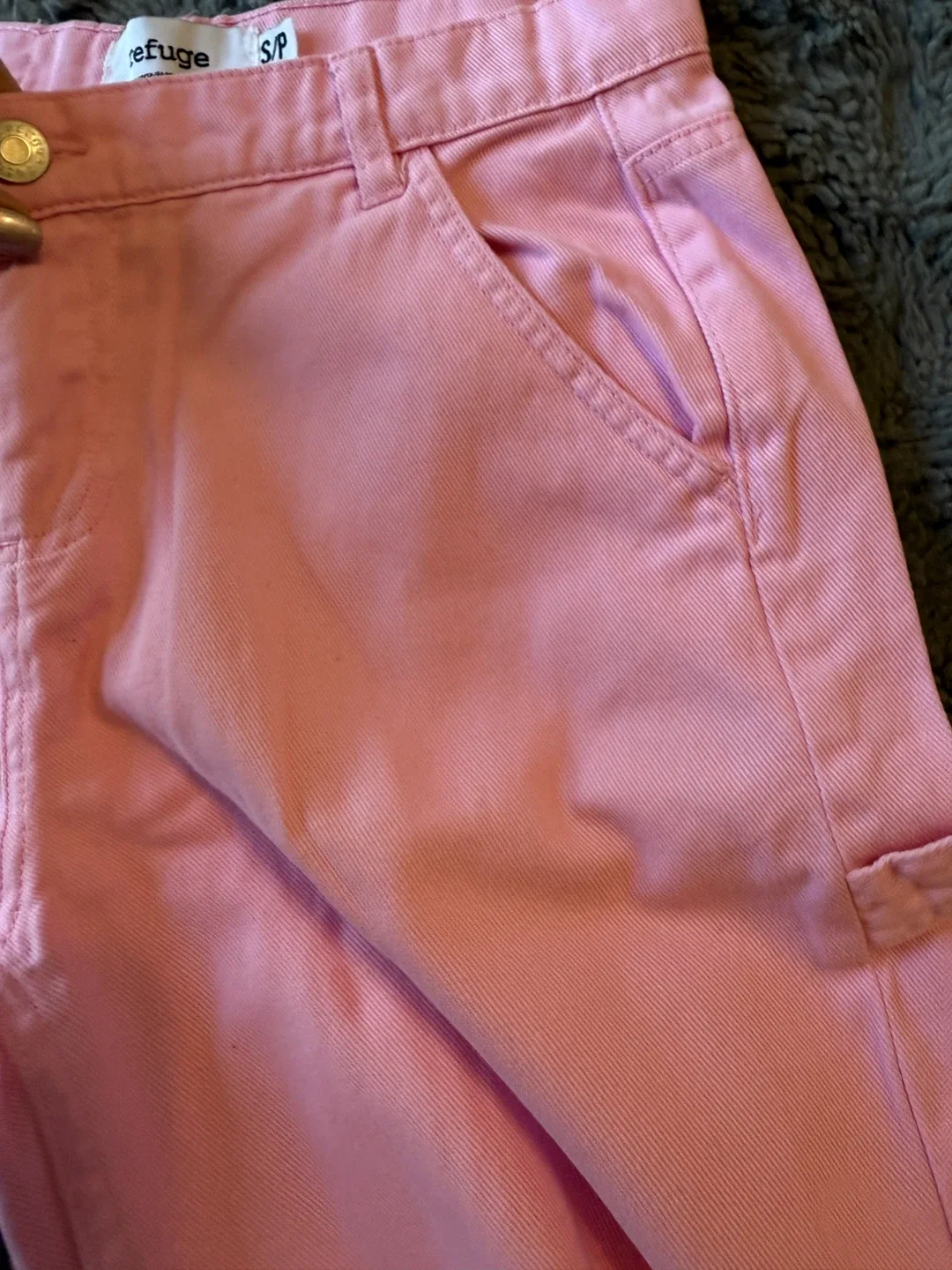 Refuge Pink Cargo Pants - Size S/P image indicator(4)