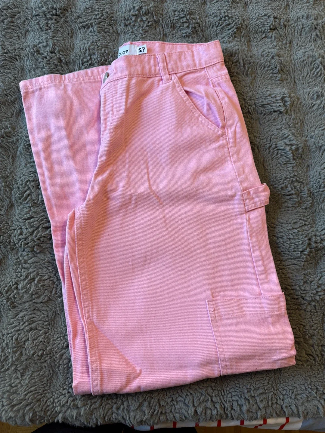 Refuge Pink Cargo Pants - Size S/P thumbnail