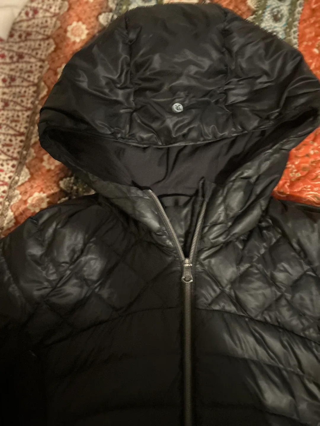 Lululemon Black Down Puffer Jacket image indicator(2)