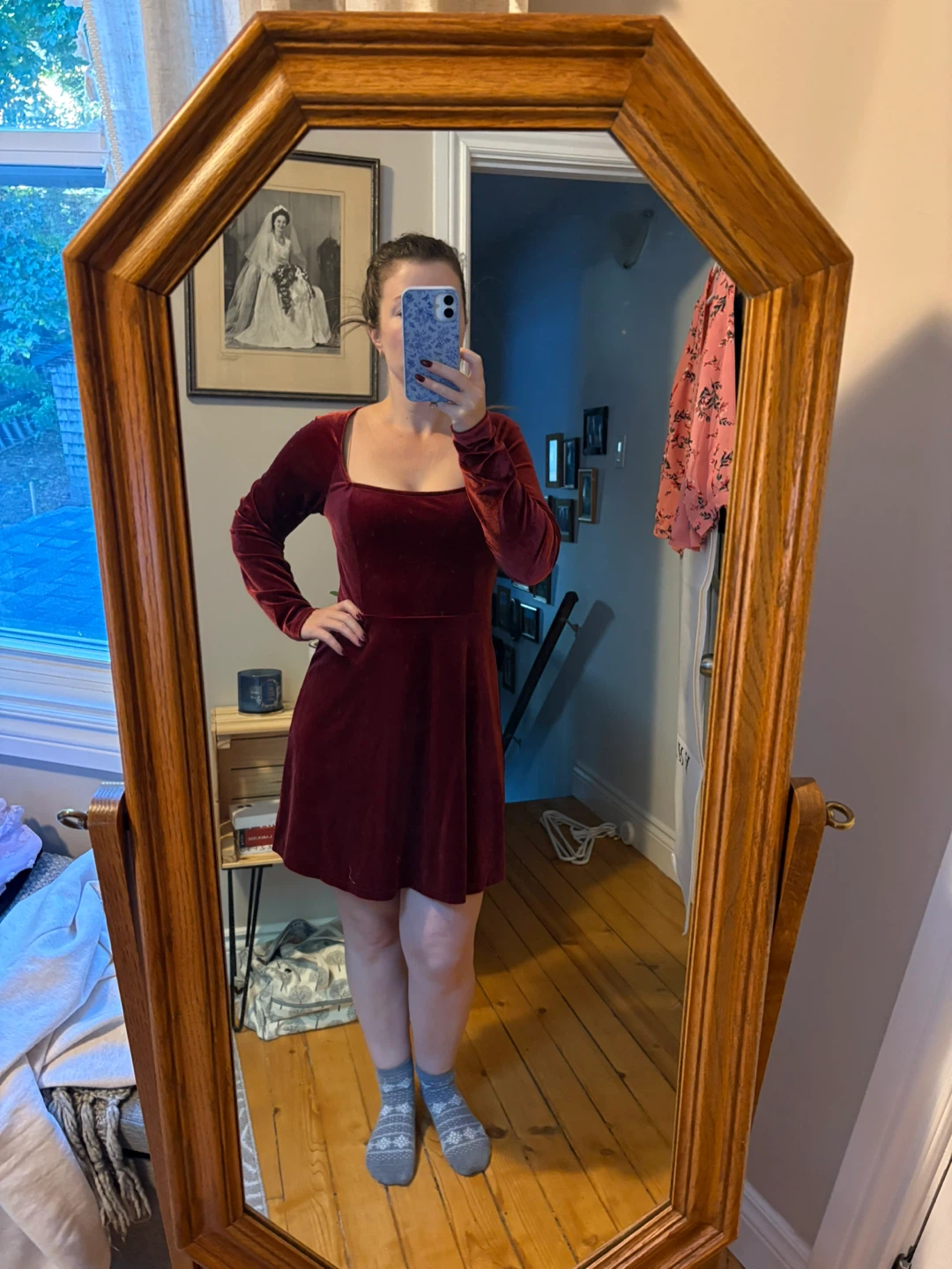 Old Navy Velvet Dress - Size M