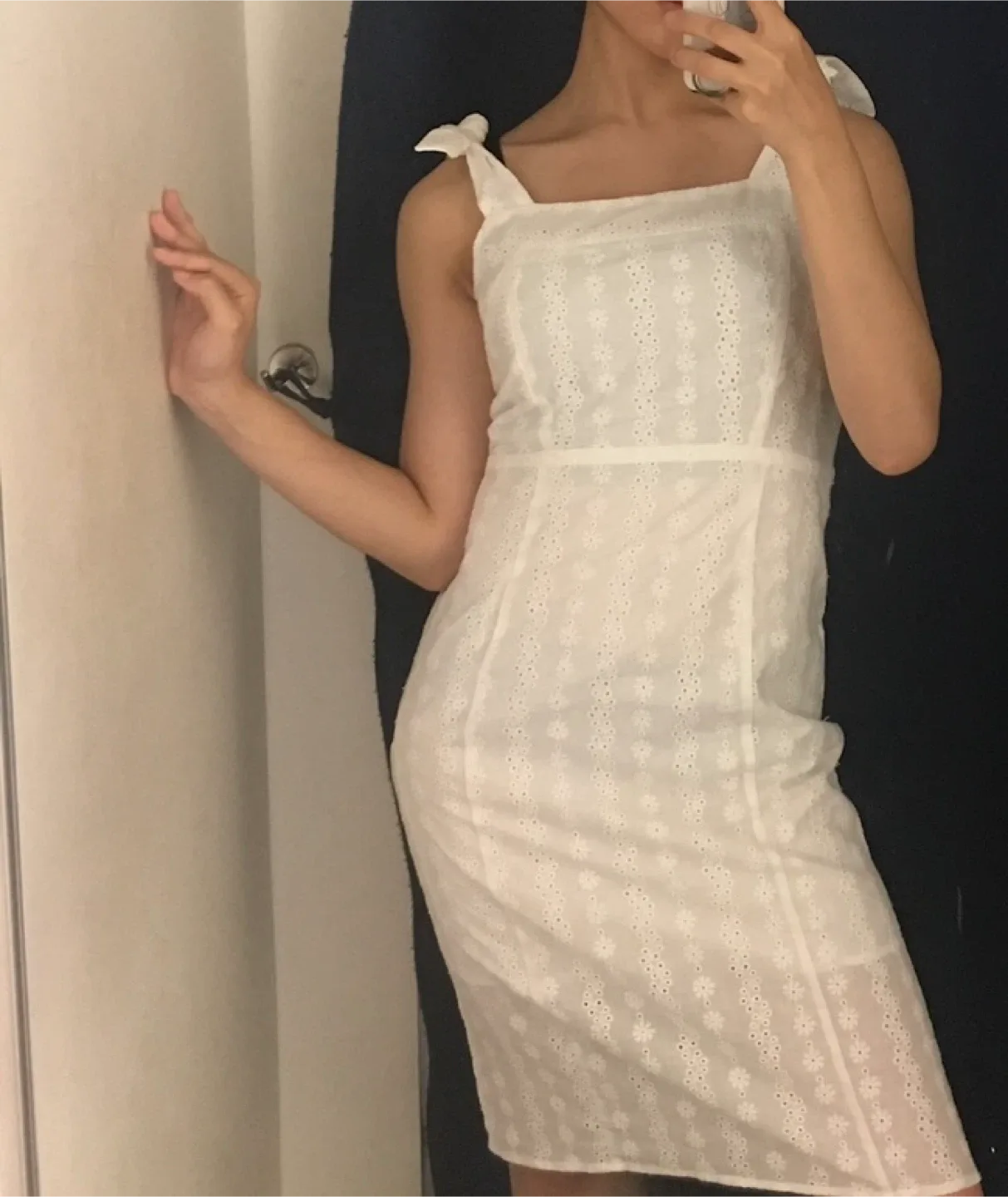 White Eyelet Dress thumbnail