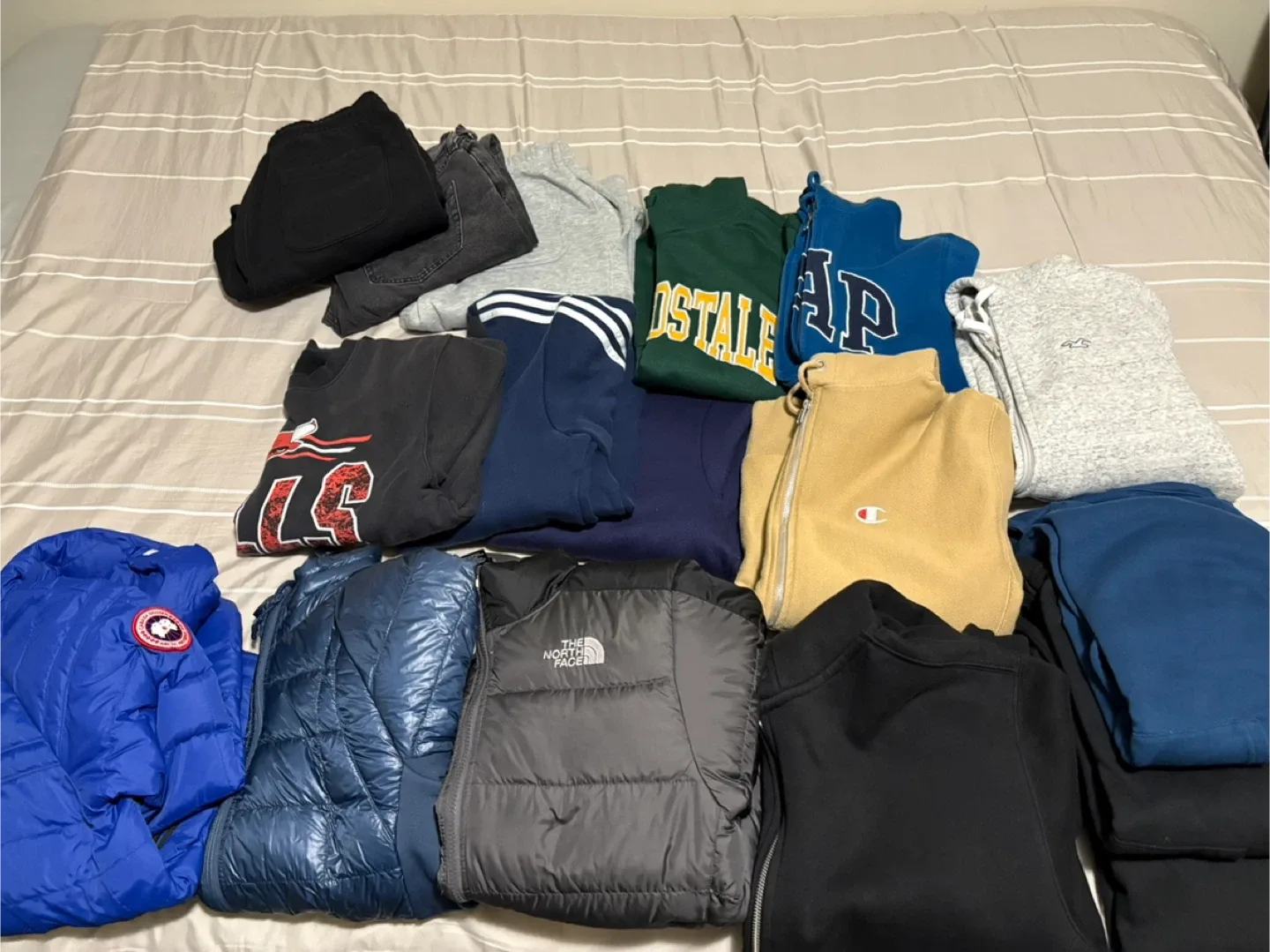 Jacket, hoodies, pants lot - Kids sizes to M Mens image indicator(2)