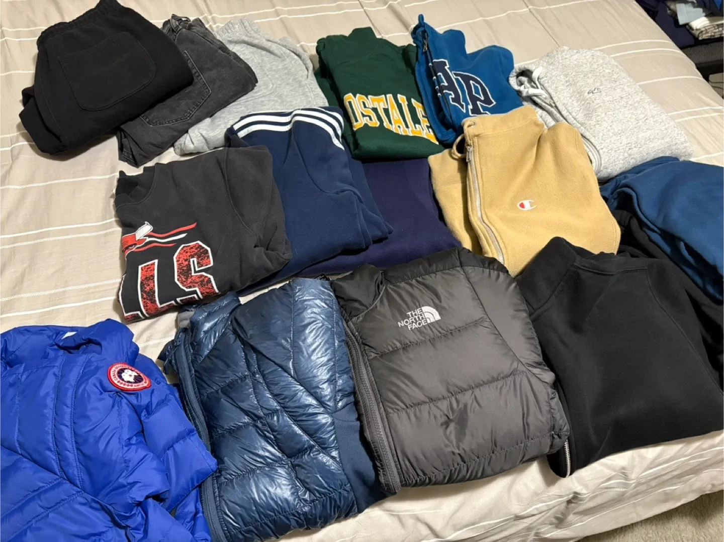 Jacket, hoodies, pants lot - Kids sizes to M Mens thumbnail