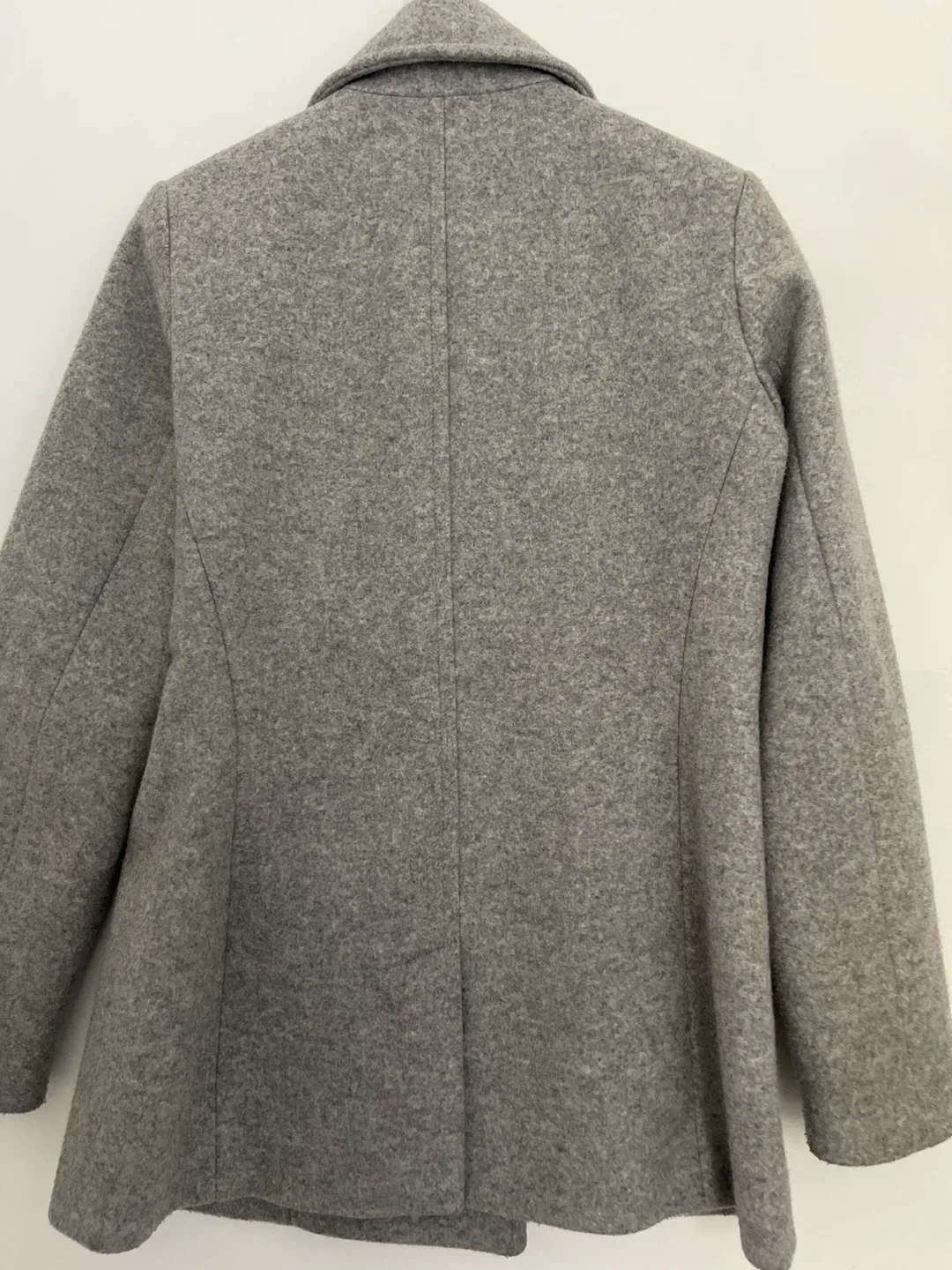 Old Navy Gray Wool Blend Pea Coat - XS image indicator(4)