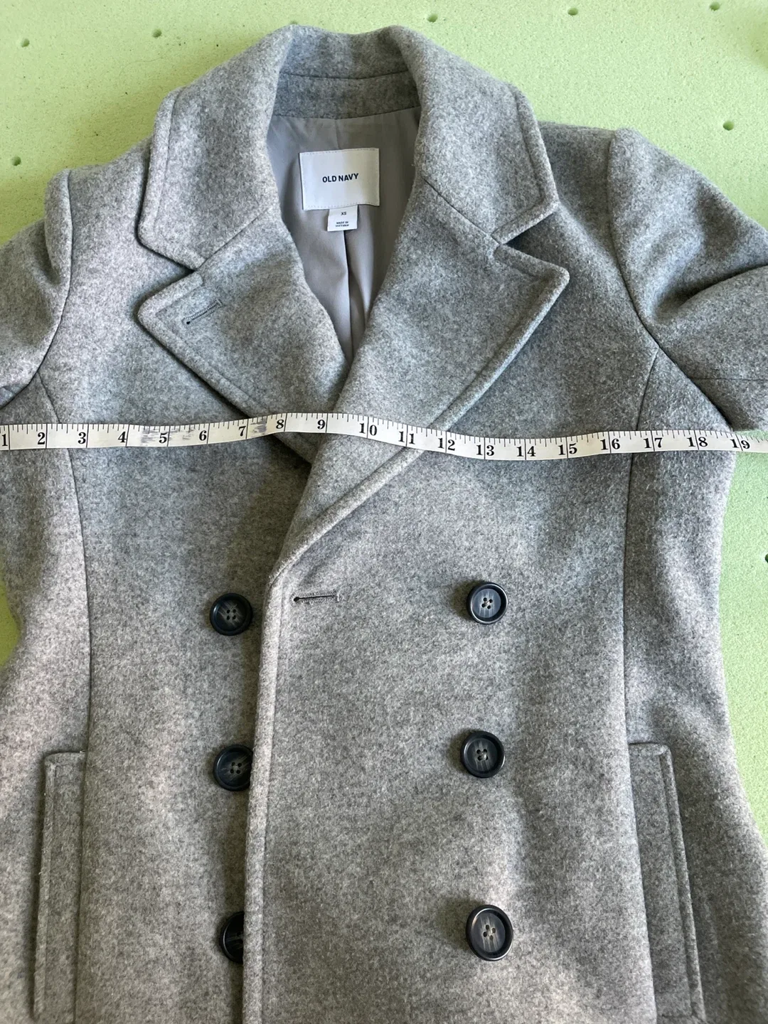 Old Navy Gray Wool Blend Pea Coat - XS image indicator(5)