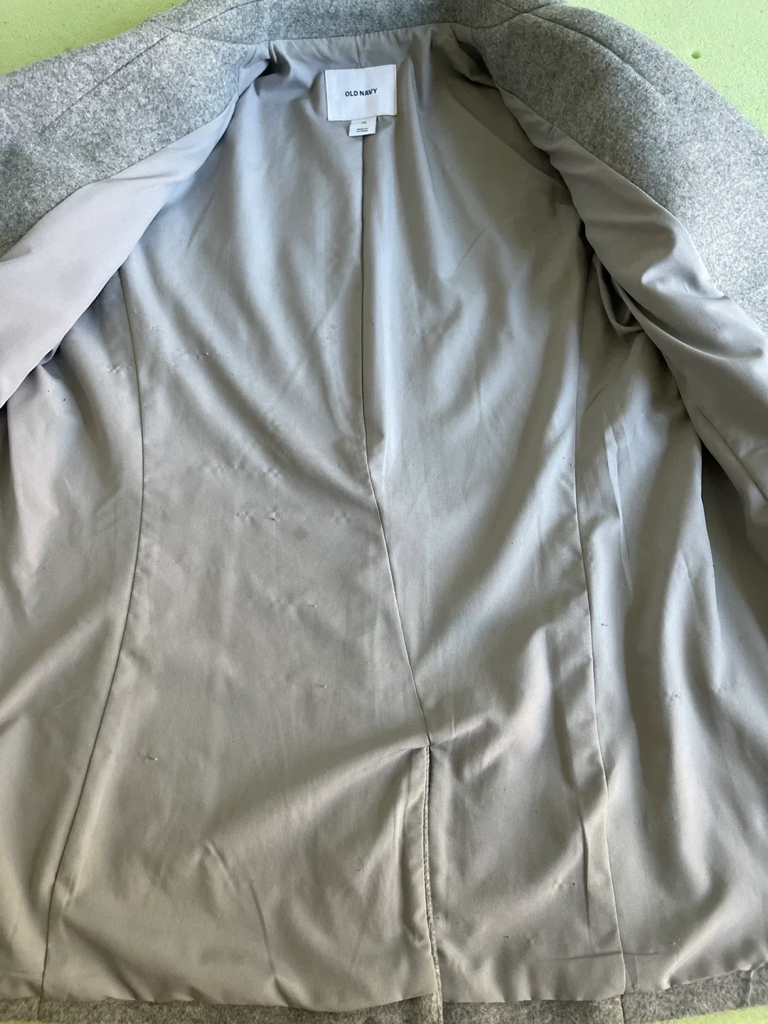 Old Navy Gray Wool Blend Pea Coat - XS image indicator(8)