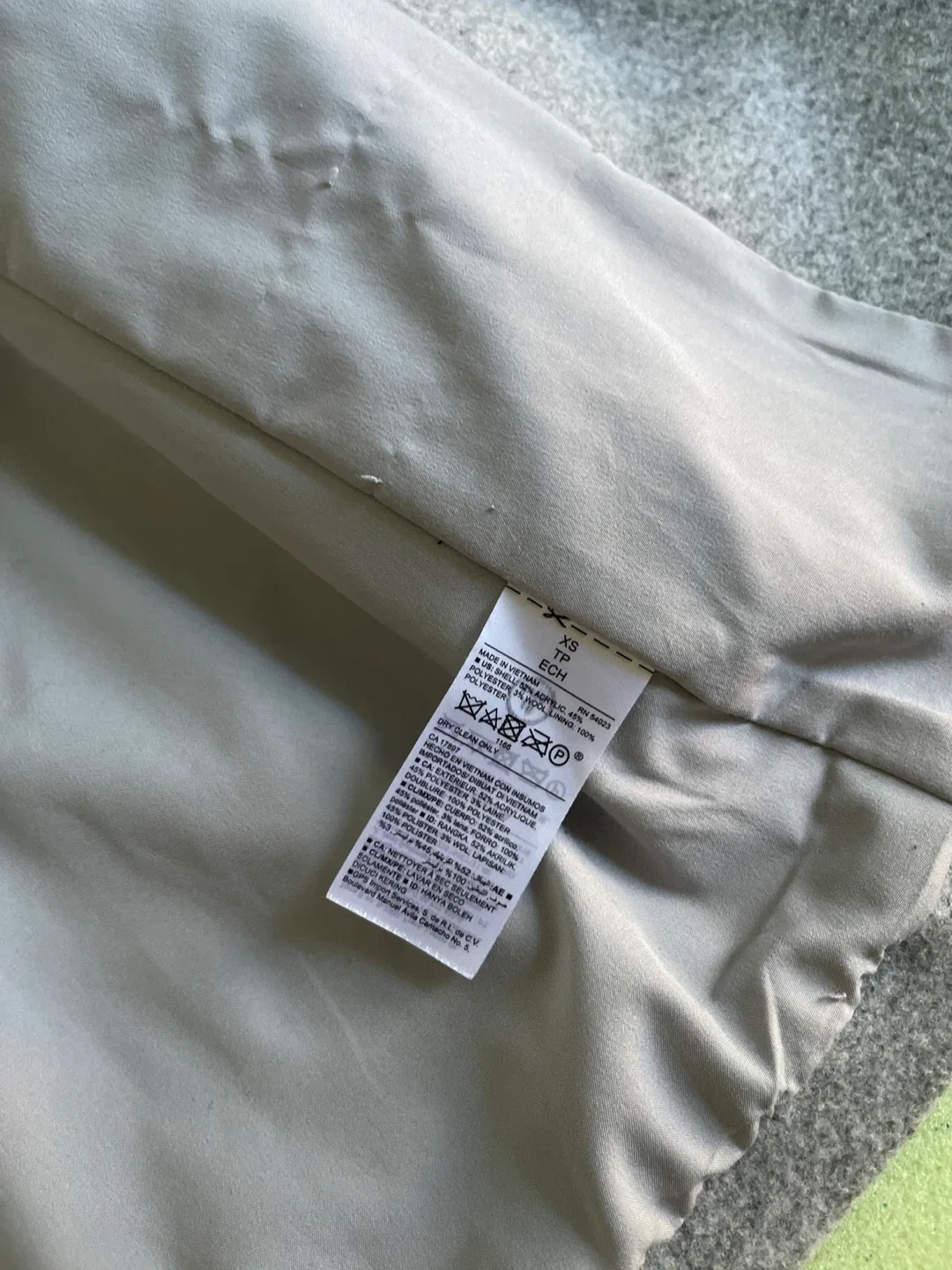 Old Navy Gray Wool Blend Pea Coat - XS image indicator(9)