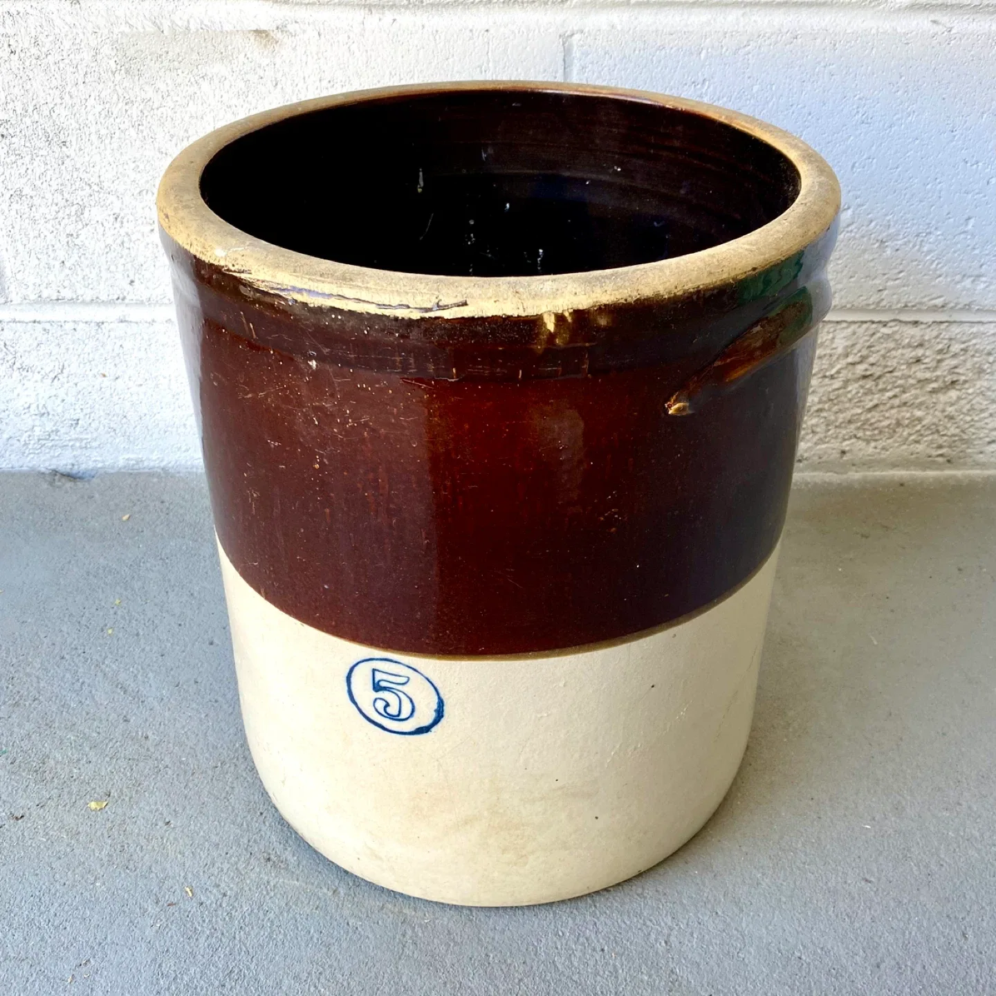 Vintage 5 Gallon Crock thumbnail
