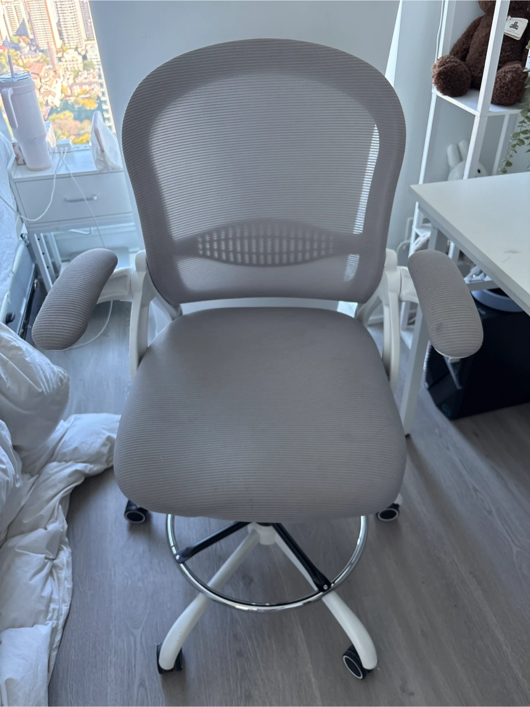 White office chair