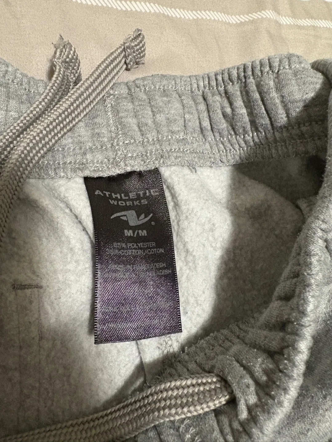 Baggy Grey Sweatpants Open Bottom image indicator(3)