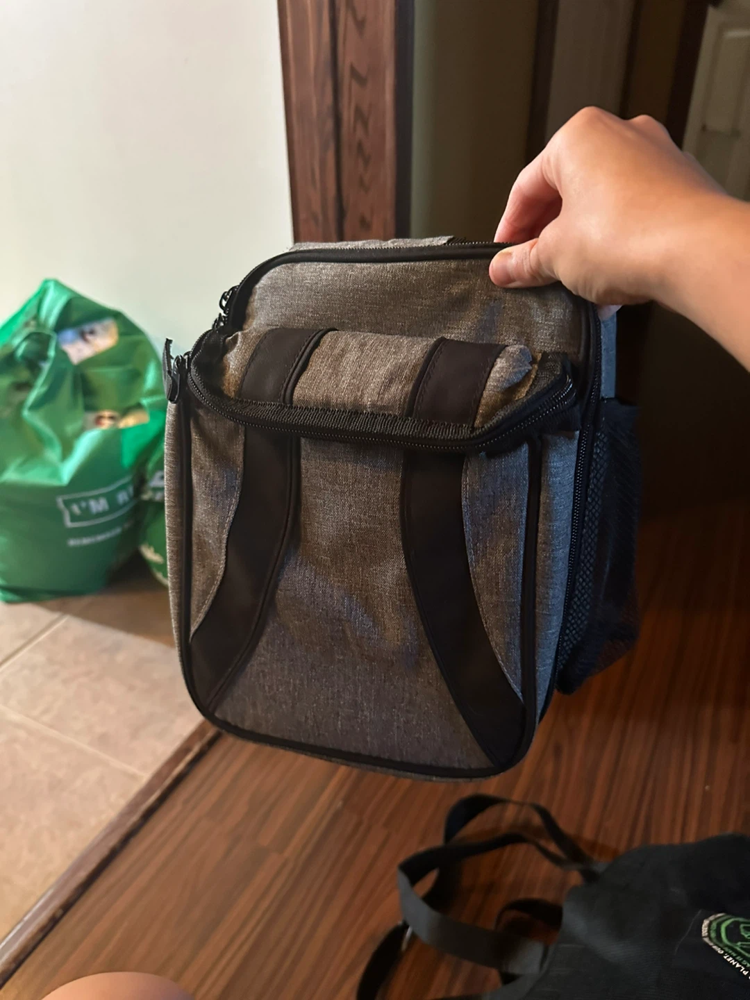 Gray Insulated Lunch Bag - photo 2