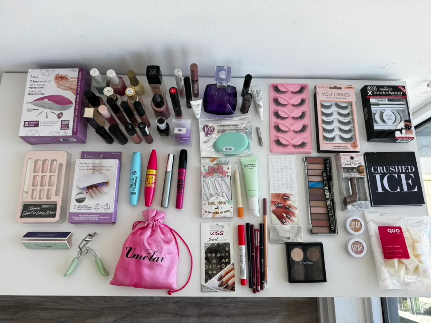 Mixed Makeup Lot: Nail Kits, Lashes & More! thumbnail