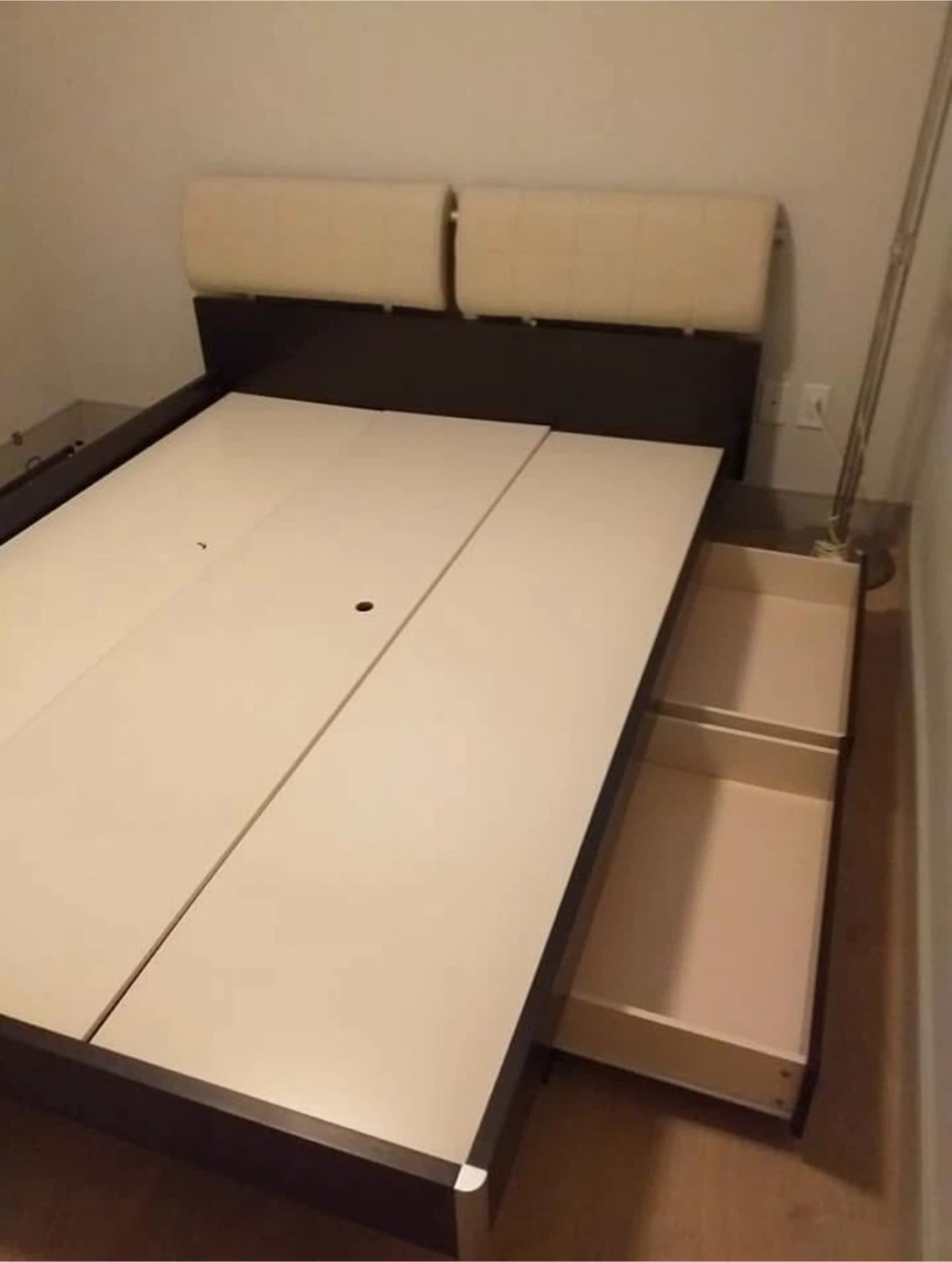 Queen Size Bed Frame with Storage