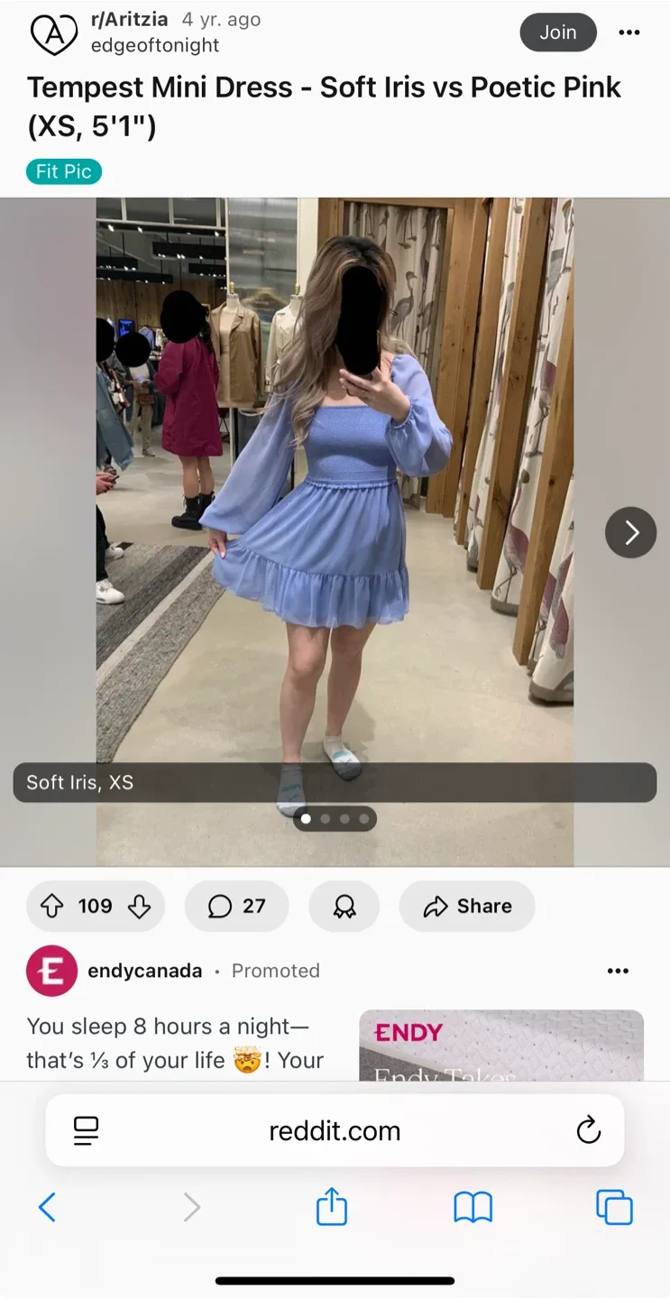 Popular Aritzia Tempest Inspired Dress image indicator(2)