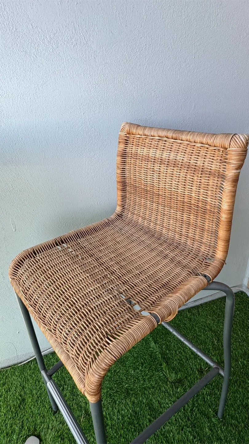 Wicker Bar Stools and Table Set image indicator(5)