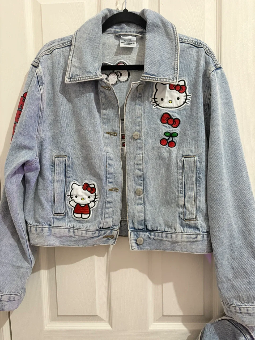 Hello Kitty Denim Jacket by Sanrio (S/M/L) image indicator(2)