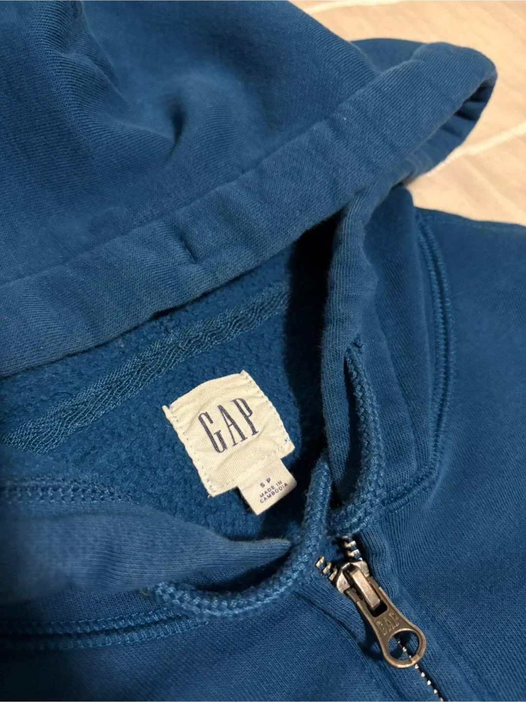 GAP Blue Full Zip Hoodie image indicator(2)