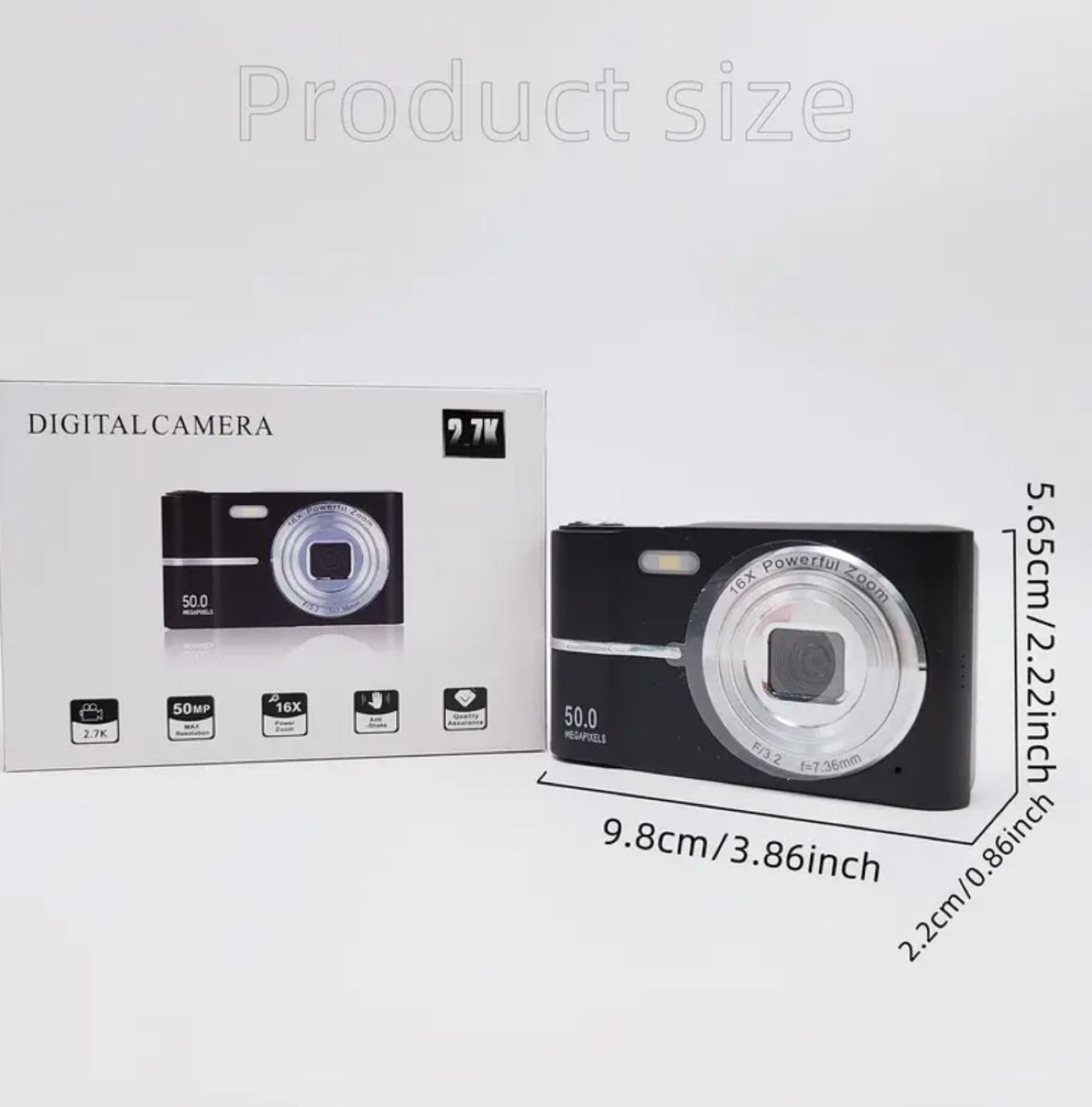 Digital Camera 2.7K 50.0 MegaPixels
