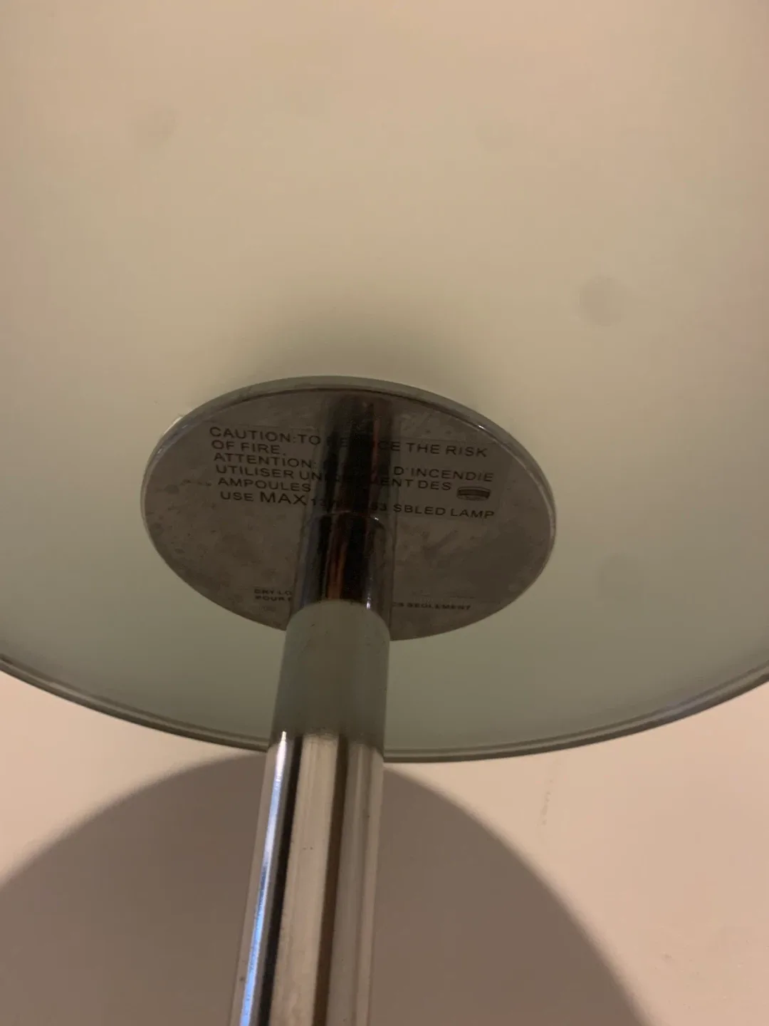 Chrome Floor Lamp with dimmer. image indicator(5)