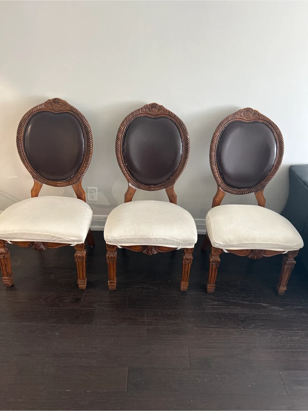 Wooden Dining Table with 8  Chairs image indicator(6)