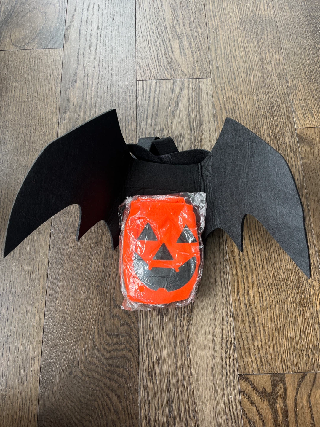 Halloween Bat Wings Pumpkin Candy Bag