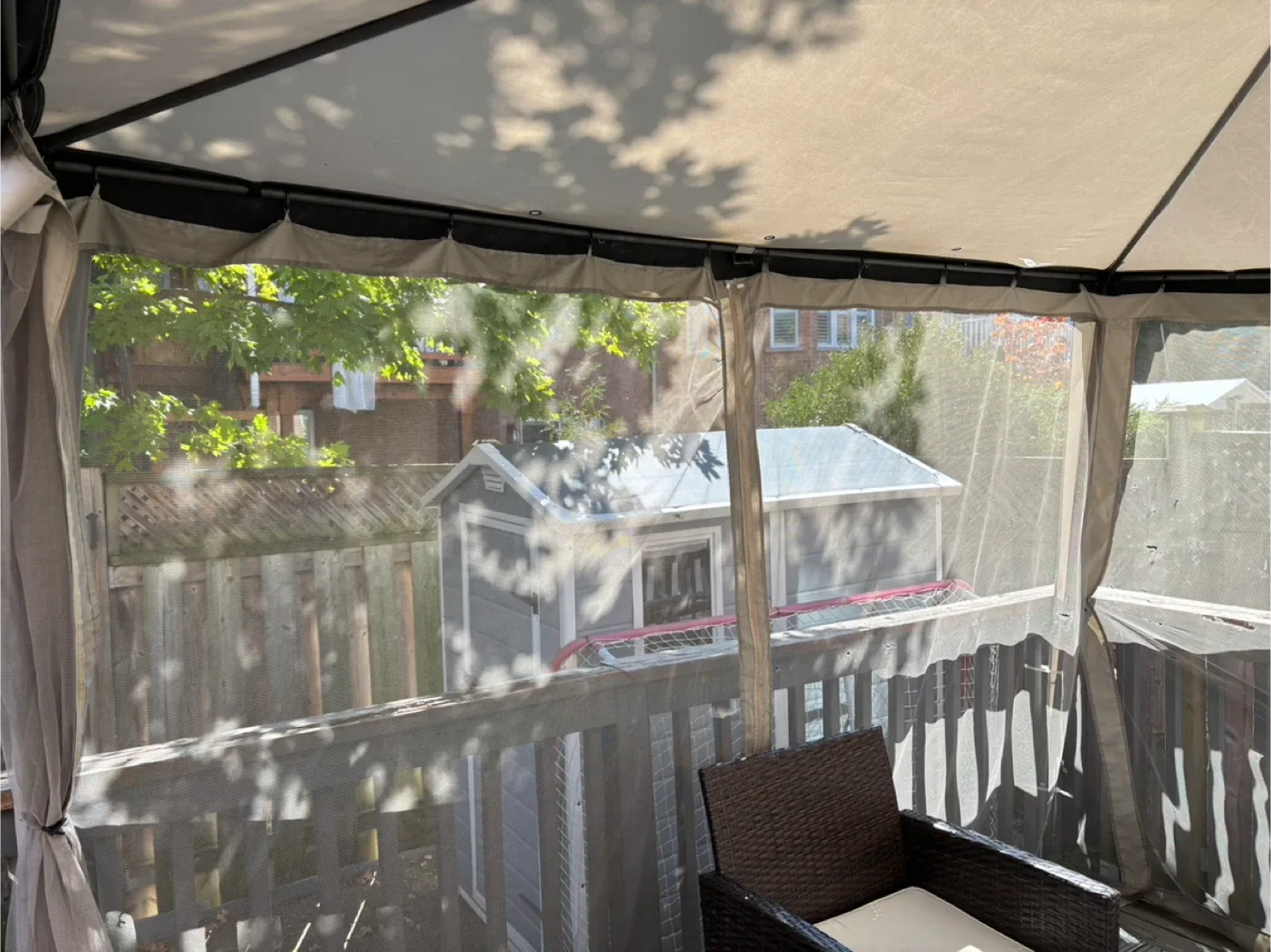 Gazebo with Netting and Umbrella!!! image indicator(2)