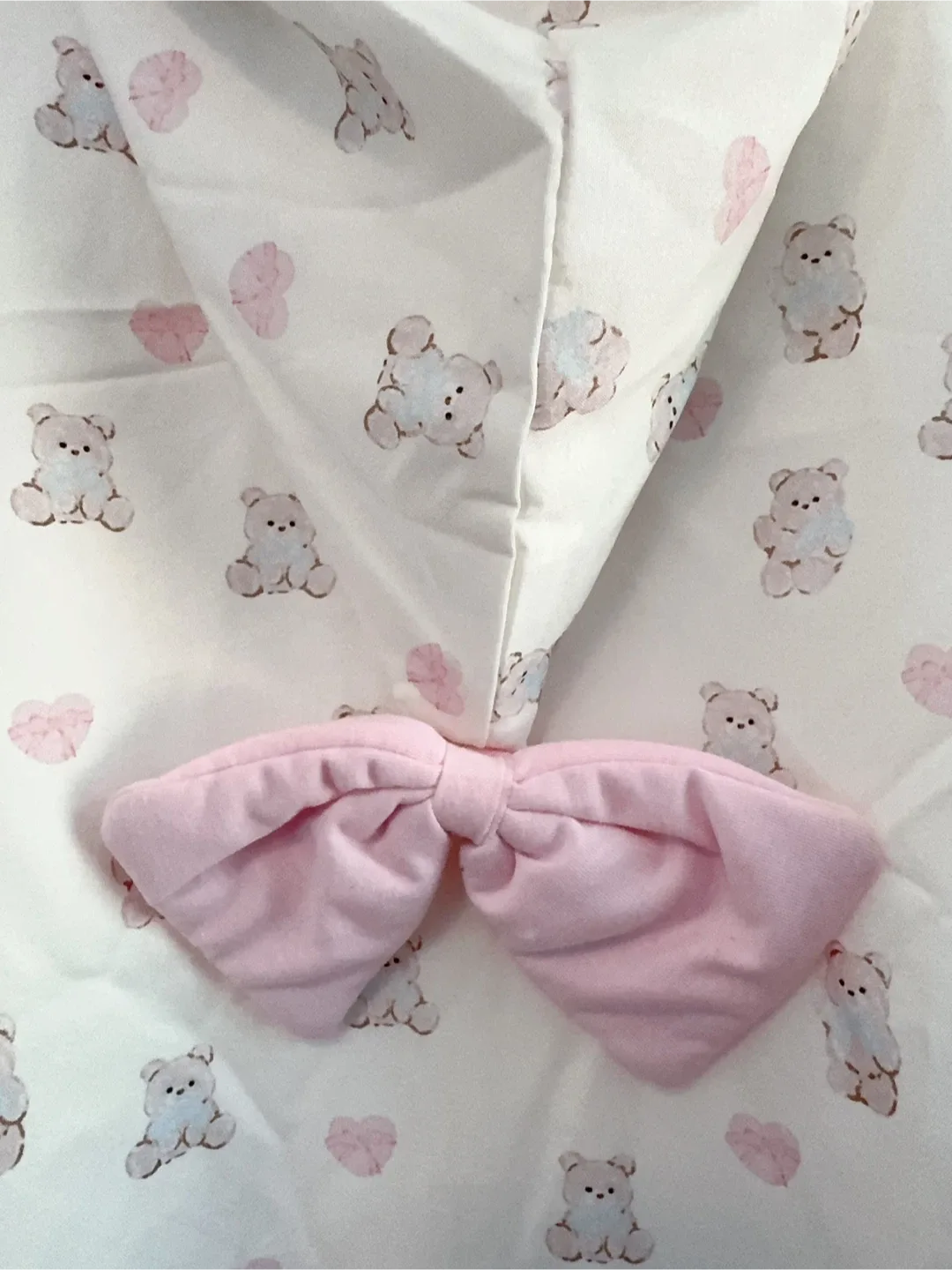 Kids' White Teddy Bear Patterned Light Jacket Toddler 6-7T image indicator(4)