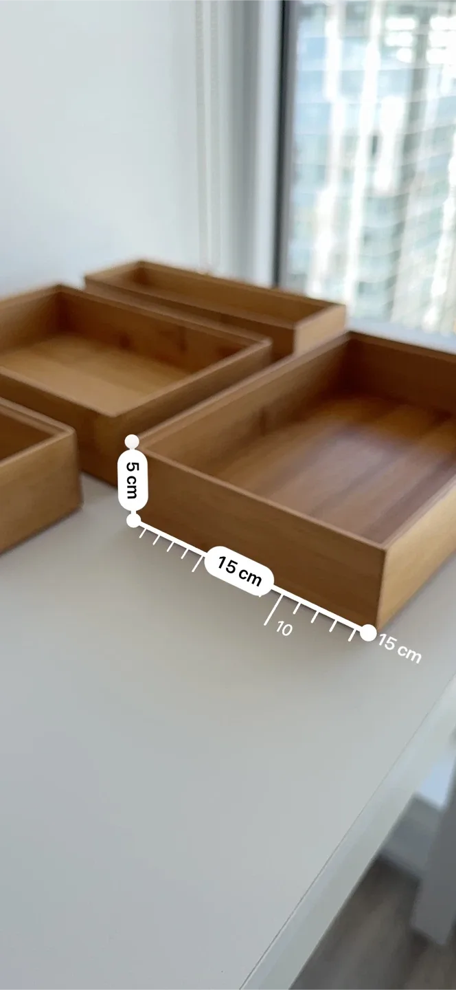 Bamboo Drawer Organizers - Set of 4 image indicator(5)