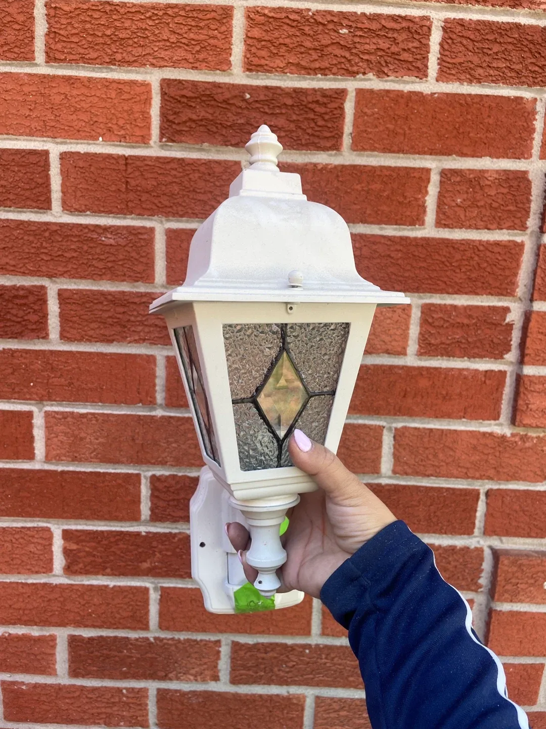 Outdoor Wall Lantern - White thumbnail