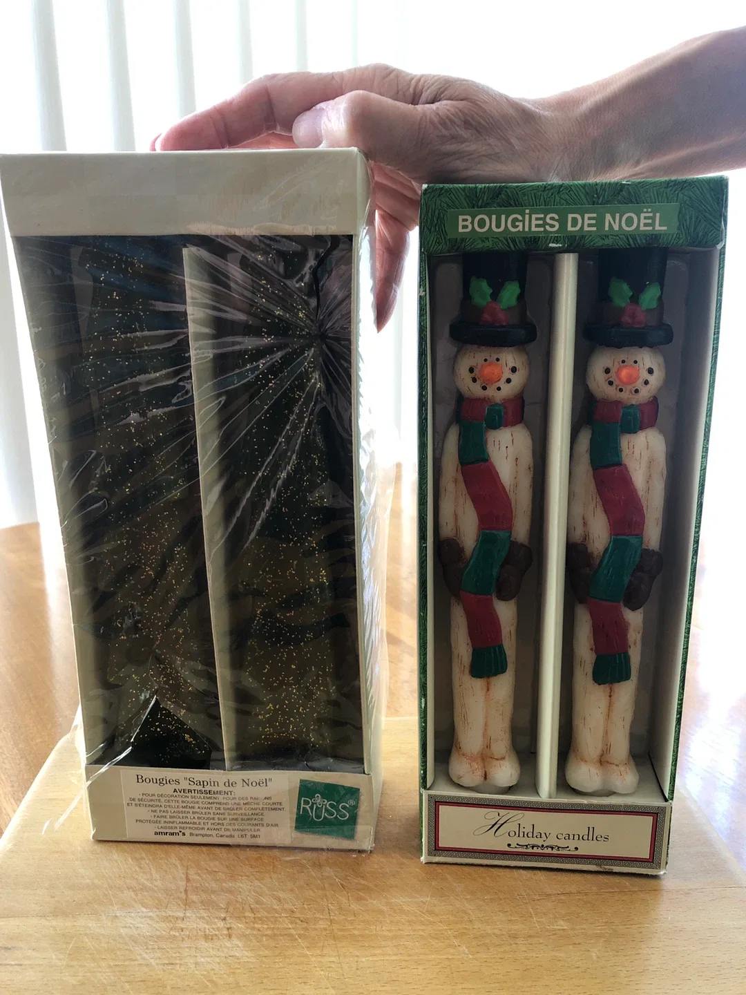 Russ Holiday Candles - 2 sets thumbnail