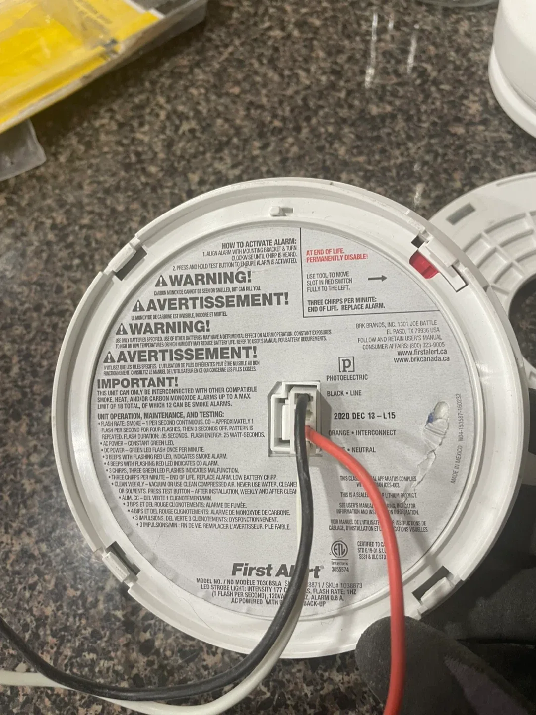 🥕First Alert Smoke & CO Alarm image indicator(2)