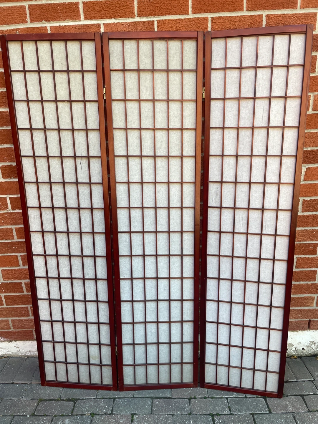 Folding Room Divider Screen - 3 Panel