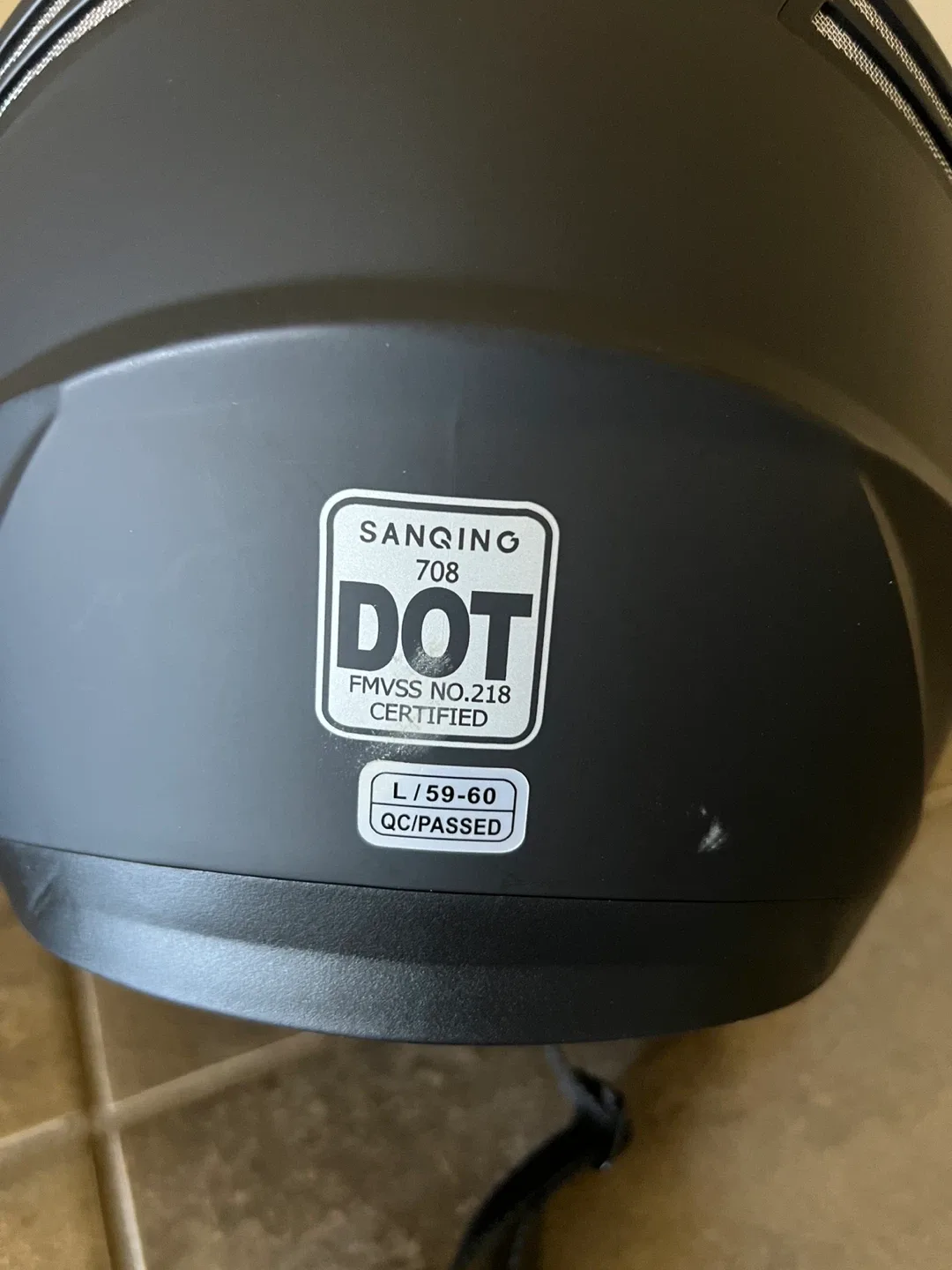 SANQING 708 DOT Certified Helmet - Size L image indicator(2)