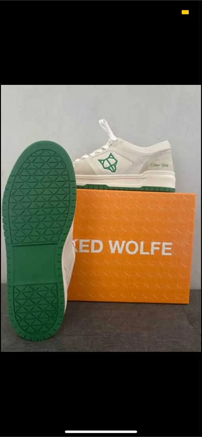 Naked Wolfe CM-01 Off White/Green Sneakers - Size 44 image indicator(2)