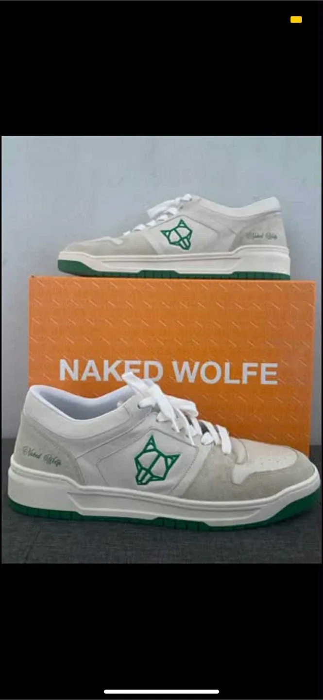Naked Wolfe CM-01 Off White/Green Sneakers - Size 44 thumbnail