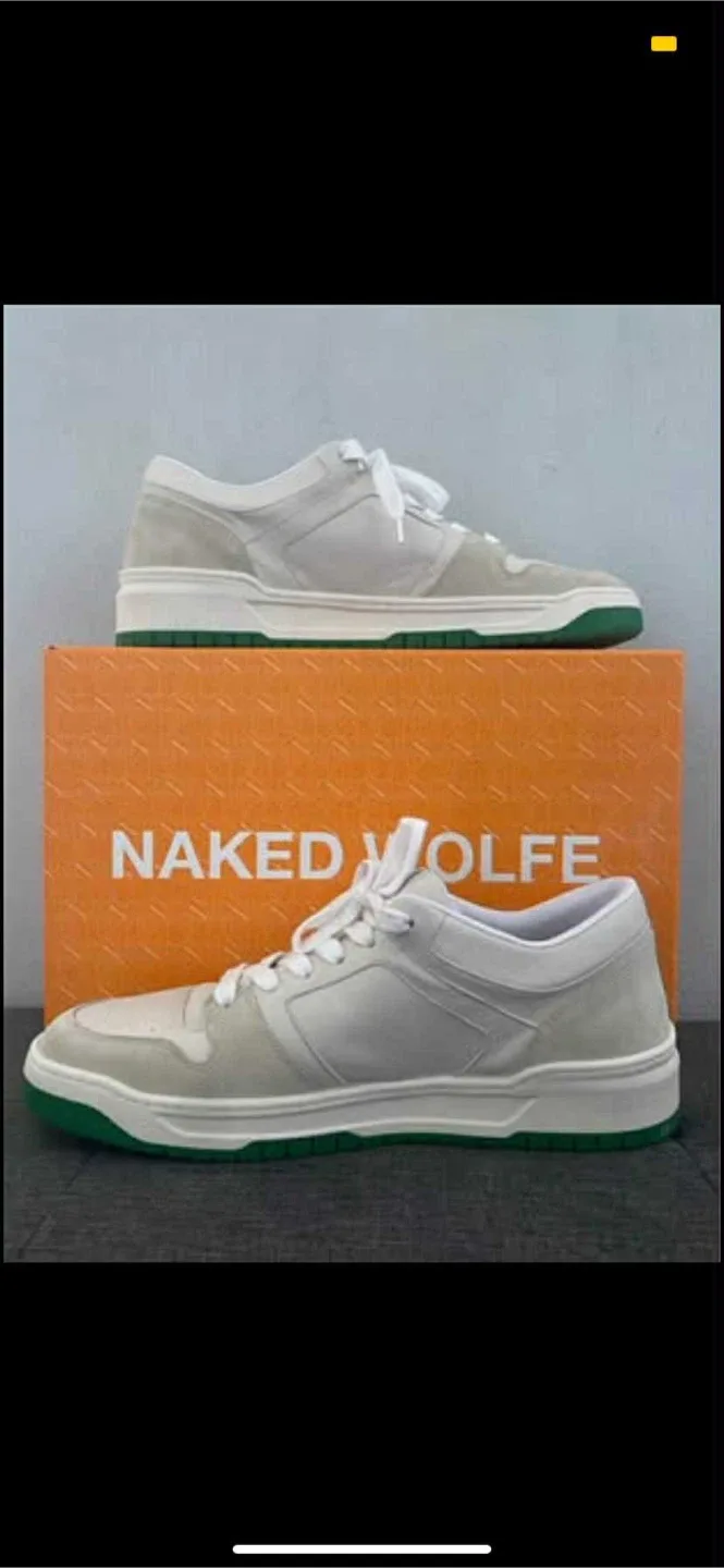 Naked Wolfe CM-01 Off White/Green Sneakers - Size 44 image indicator(3)