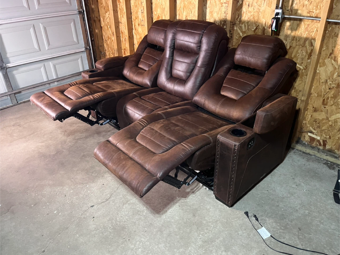 FREE DELIVERY- Ashley Furniture Recliner Sofa - photo 5