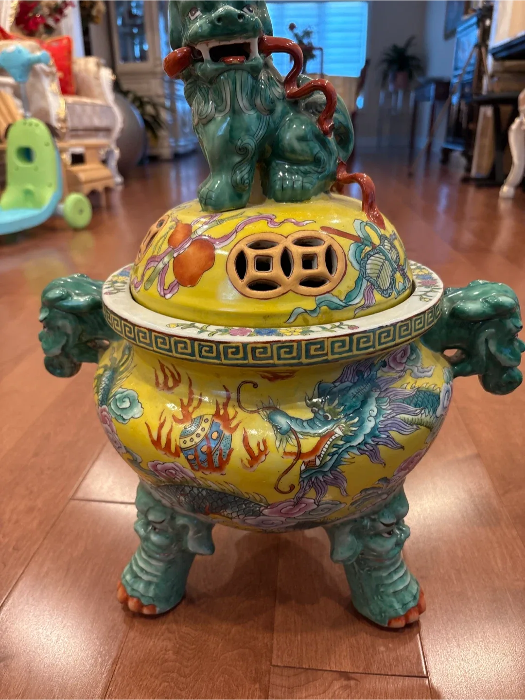 Vintage Foo Dog Incense Burner image indicator(2)